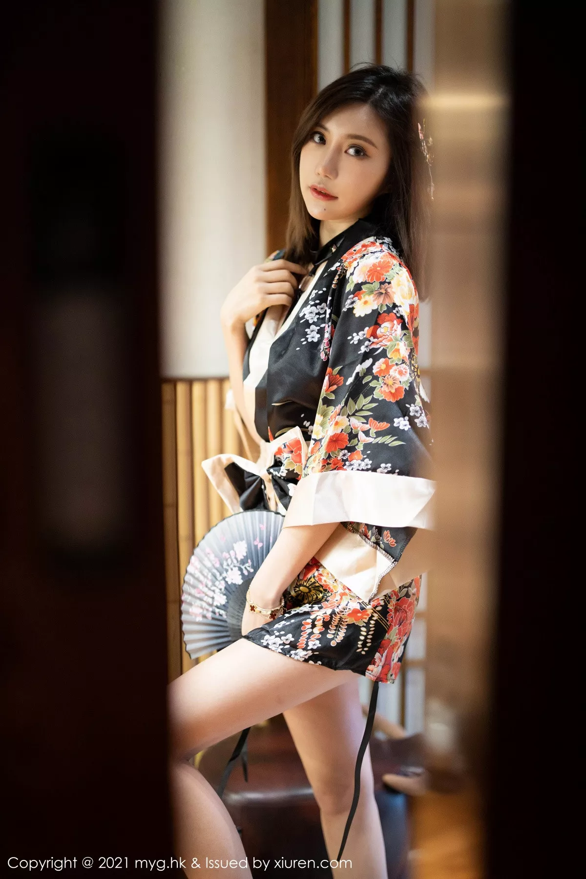 秀人集.com_[MyGirl美媛馆]Vol.501_女神绮里嘉Carina约会男友剧情主题黑色情趣内衣惹火诱惑写真73P