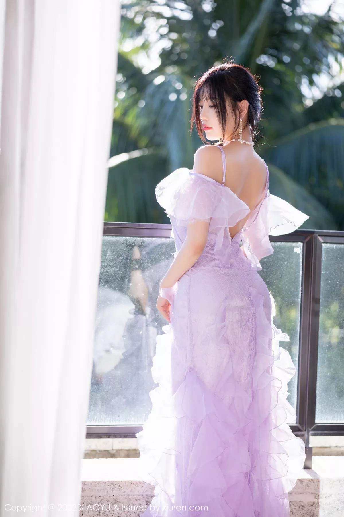 秀人集.com_[XiaoYu画语界]Vol.816_女神杨晨晨Yome海南旅拍户外泳池轻透长裙秀完美身材诱惑写真83P