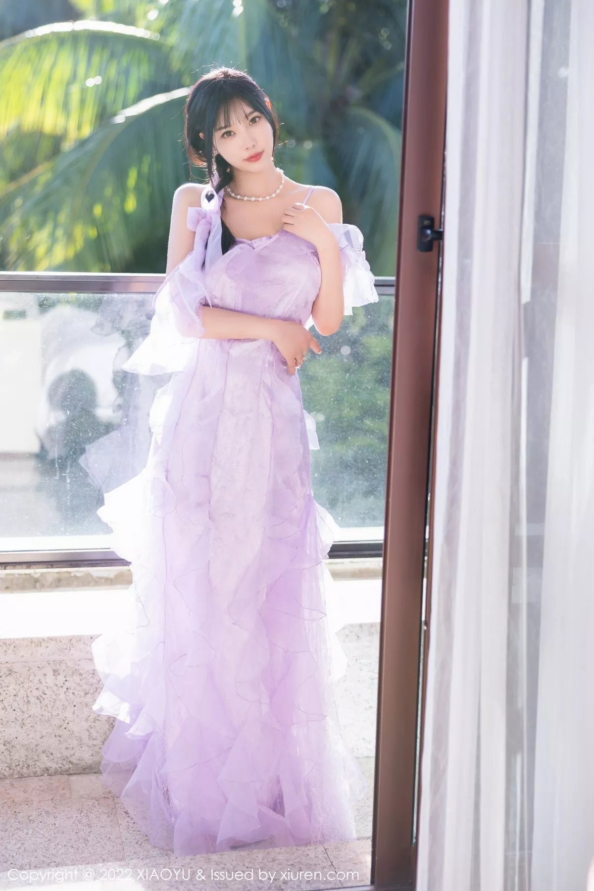 秀人集.com_[XiaoYu画语界]Vol.816_女神杨晨晨Yome海南旅拍户外泳池轻透长裙秀完美身材诱惑写真83P