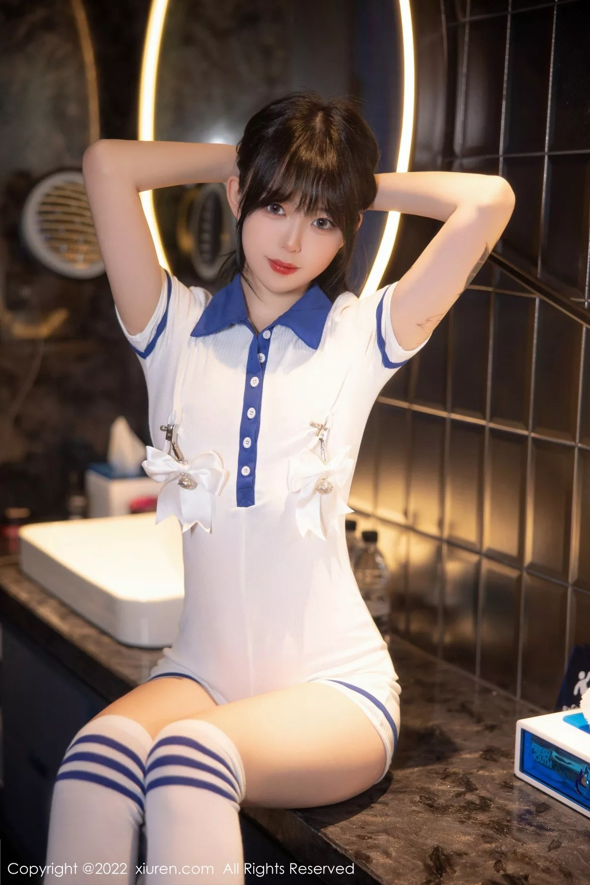 秀人集.com_[XiuRen秀人网]No.5291_模特奶瓶性感白色水手服饰配白色长袜秀苗条身材迷人美腿写真88P