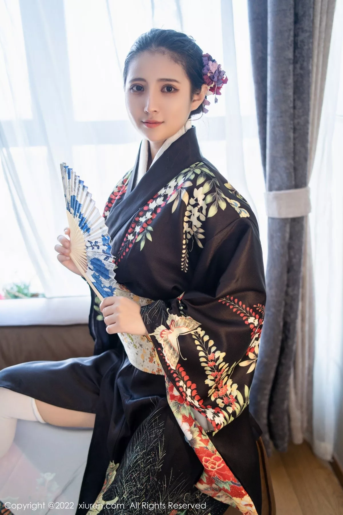 秀人集.com_[XiuRen秀人网]No.5309_模特久久Aimee日系居家和服半脱露白色抹胸内衣秀豪乳诱惑写真62P