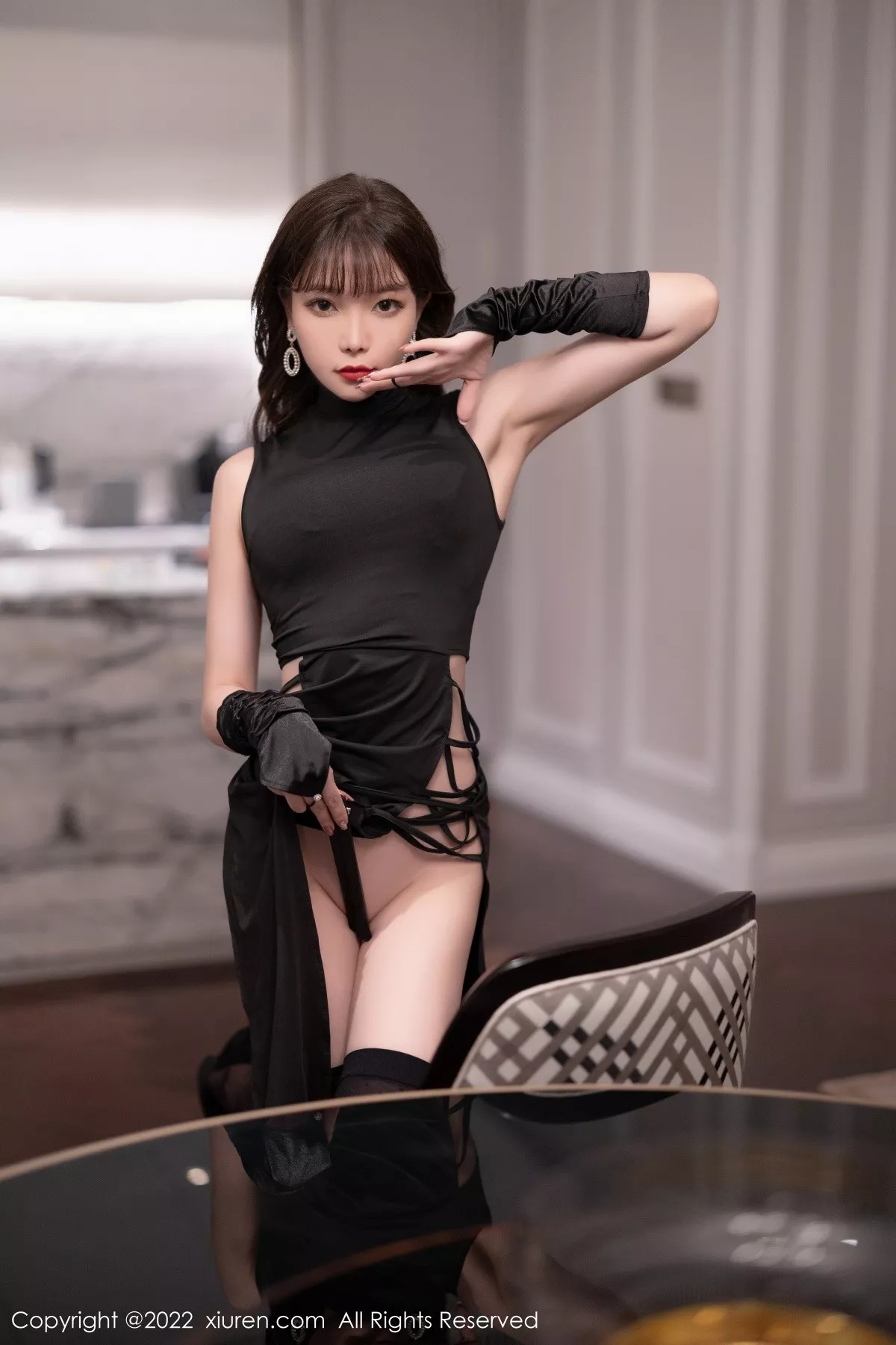 秀人集.com_[XiuRen秀人网]No.5374_女神徐莉芝Booty厦门旅拍黑色轻透情趣内衣秀完美身材诱惑写真100P