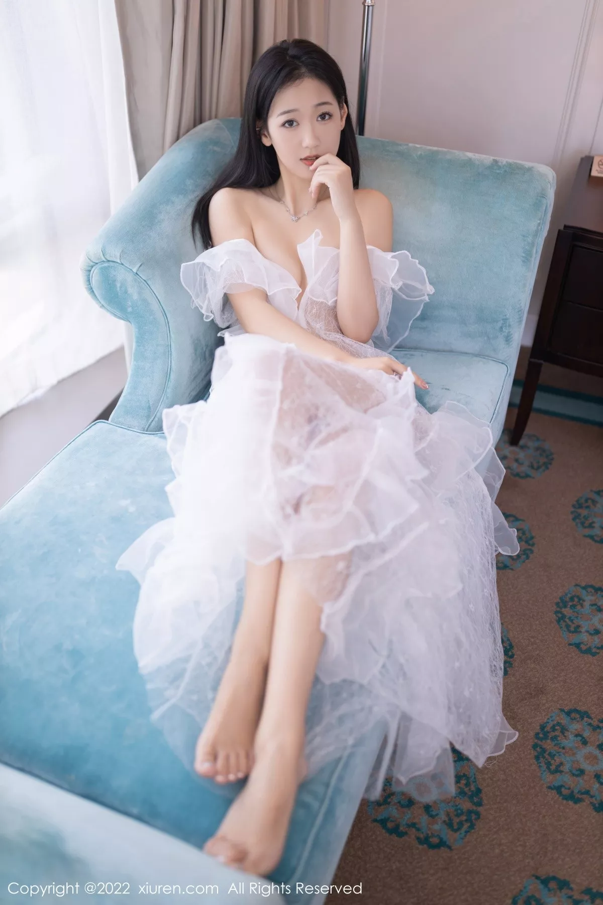 秀人集.com_[XiuRen秀人网]No.5380_模特唐安琪性感真空白色轻透婚纱裙透视秀火辣身材诱惑写真73P