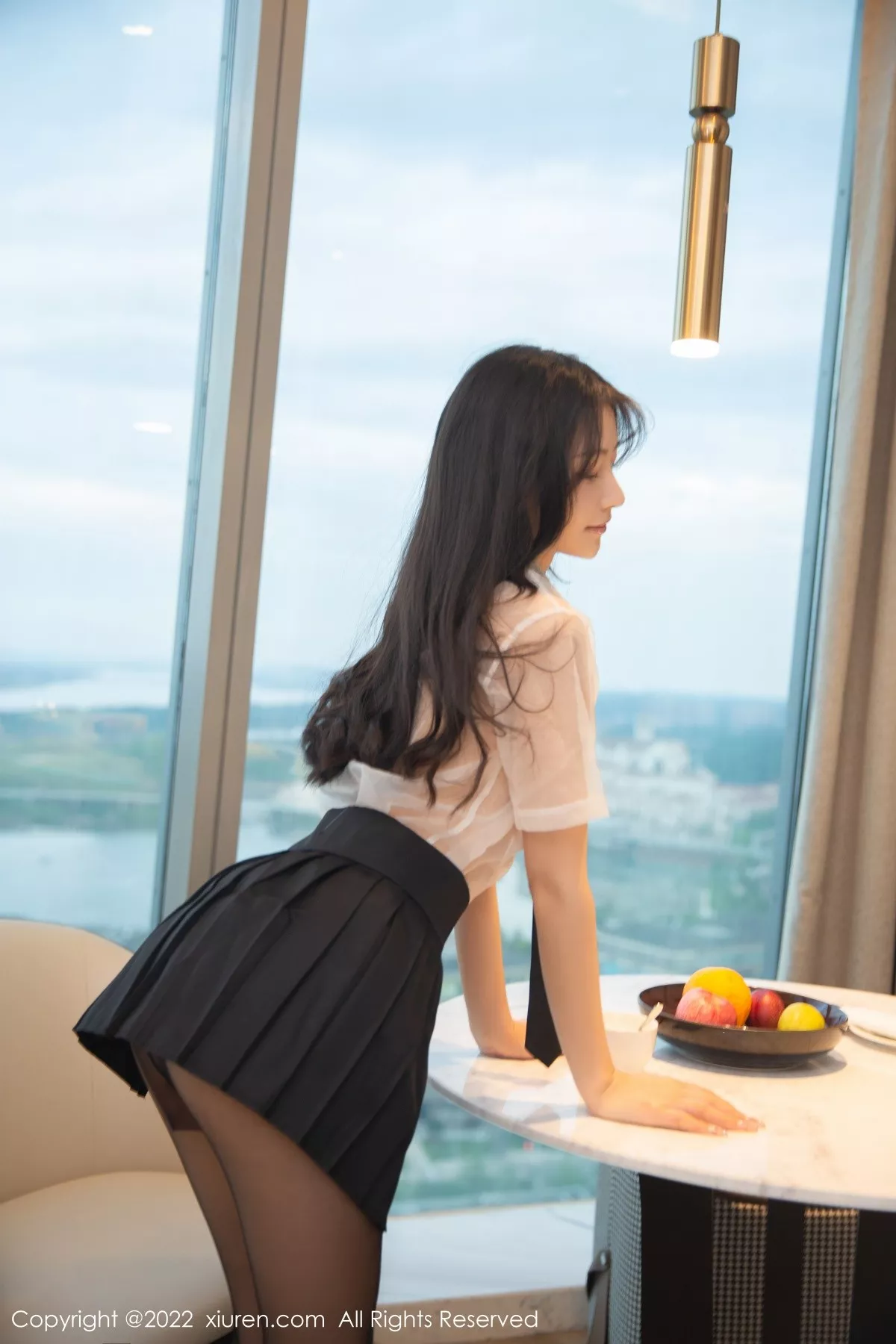 秀人集.com_[XiuRen秀人网]No.5385_模特熊小诺性感轻透白T配黑色短裙露超薄无内黑丝极致诱惑写真72P