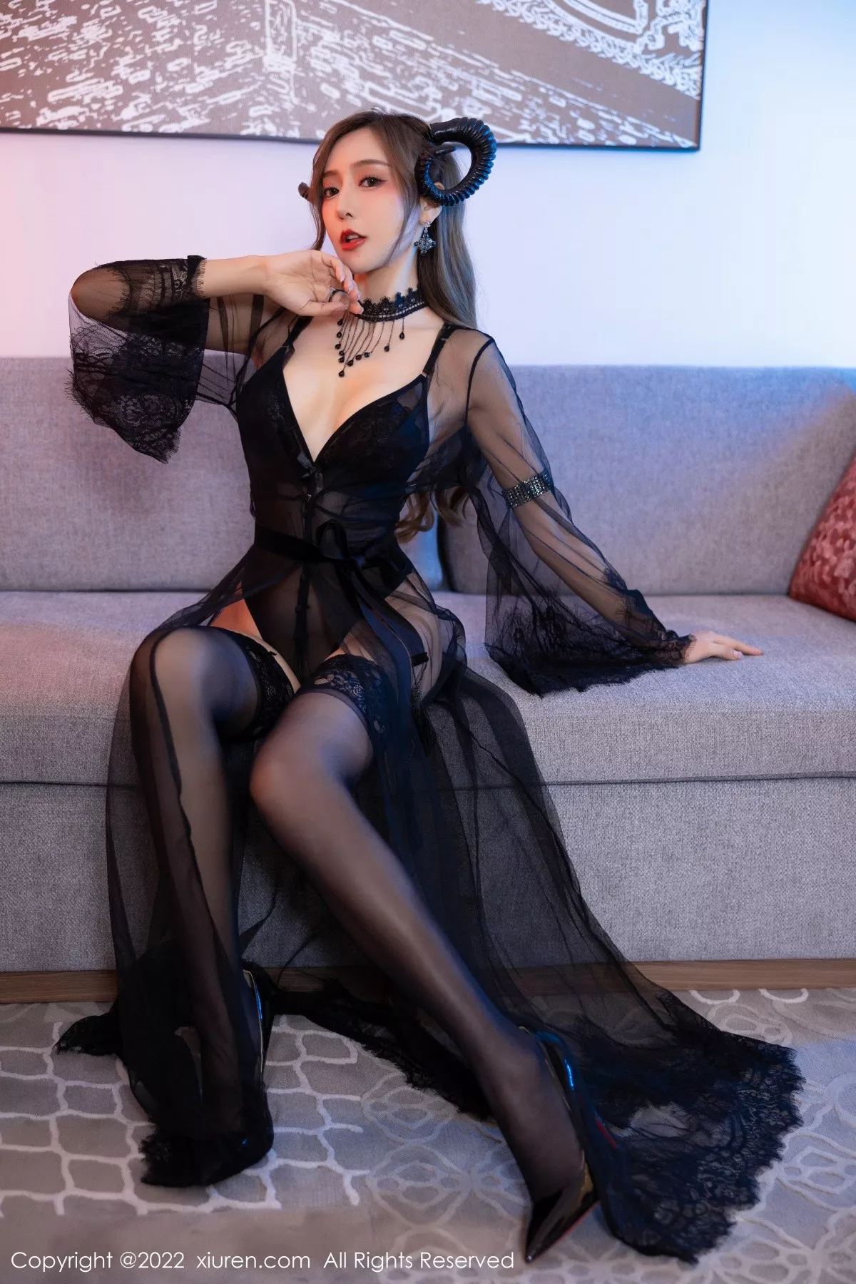 秀人集.com_[XiuRen秀人网]No.5396_女神王馨瑶yanni私房性感轻透网纱配黑色蕾丝内衣完美诱惑写真82P