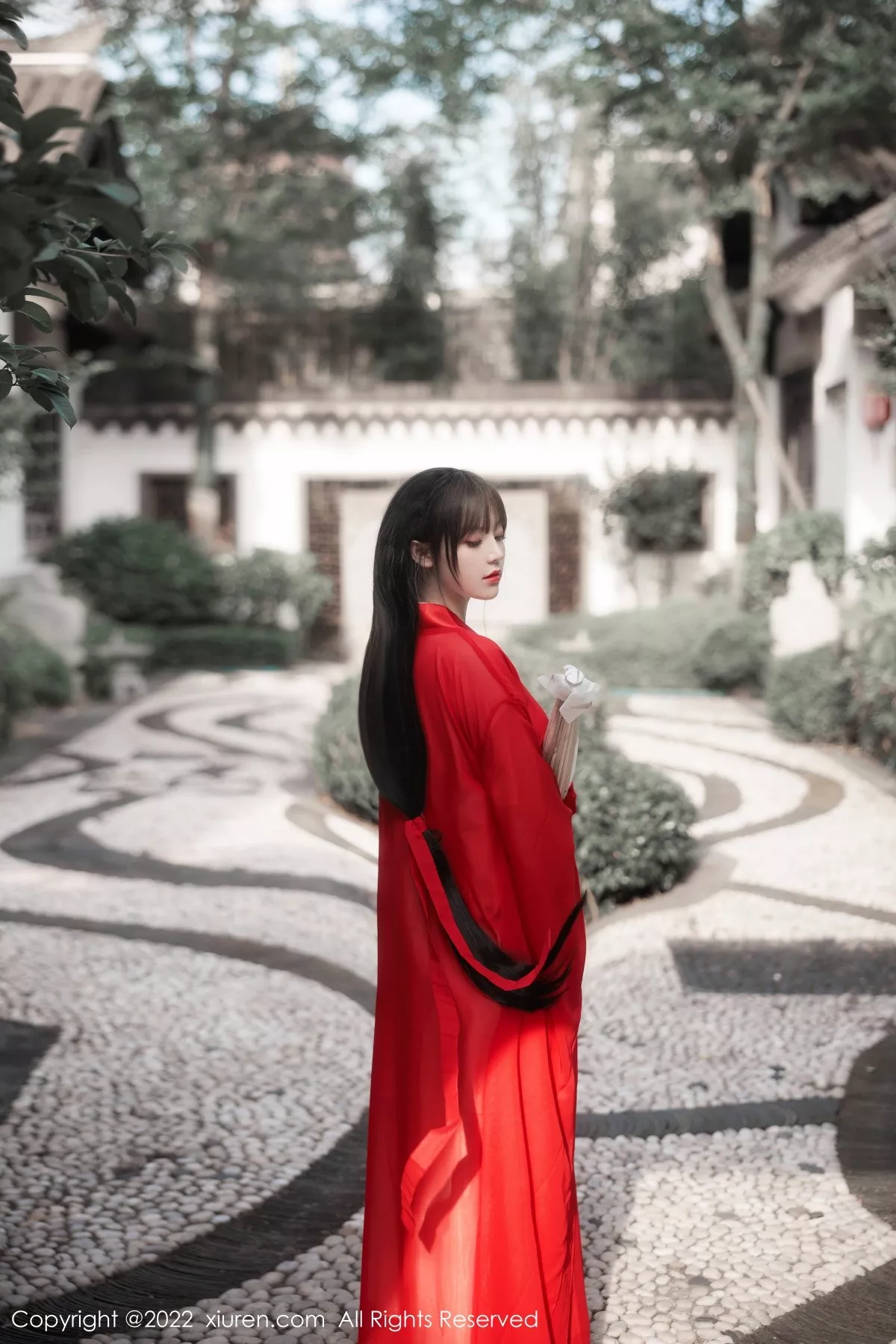 秀人集.com_[XiuRen秀人网]No.5414_模特豆瓣酱性感红色唐韵古装服饰半脱露傲人豪乳惹火诱惑写真80P