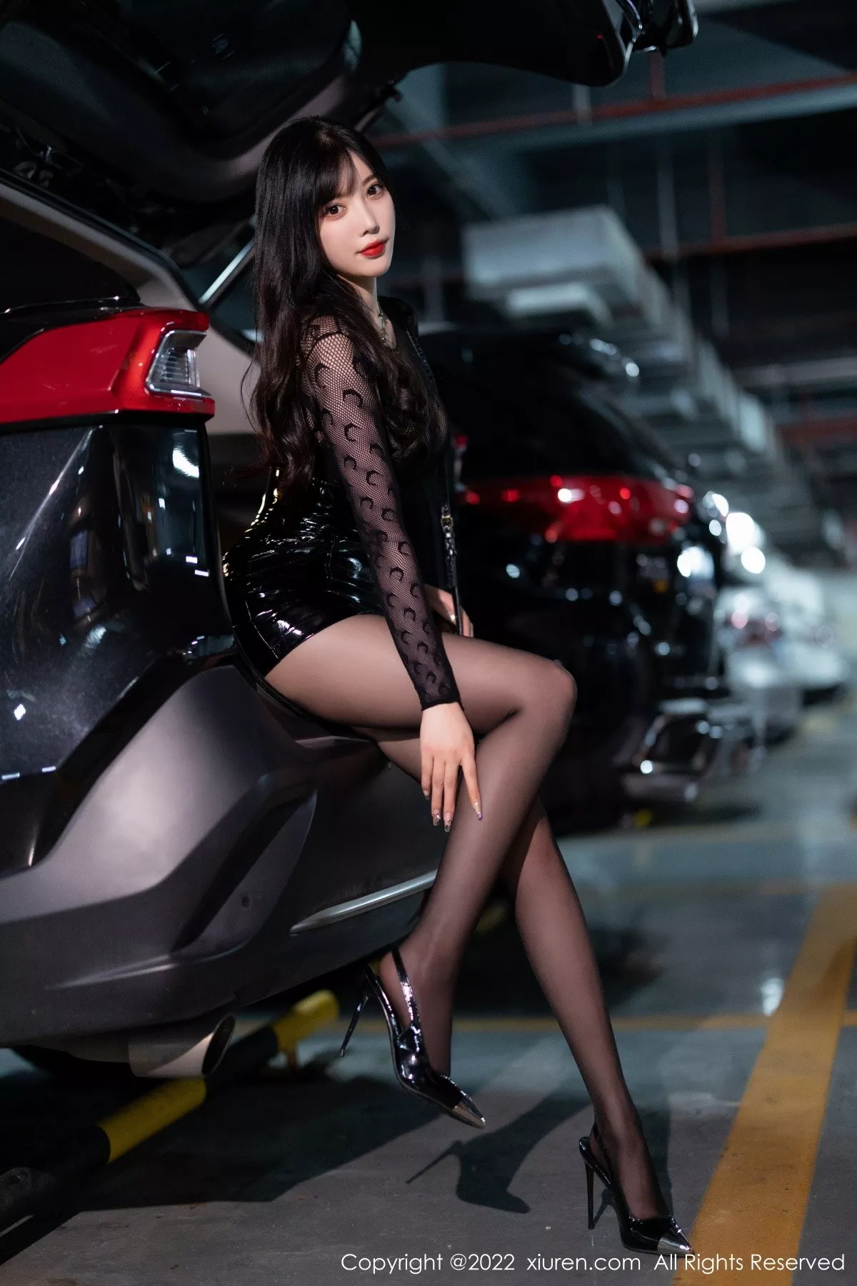 秀人集.com_[XiuRen秀人网]No.5445_女神杨晨晨Yome黑色网纱连衣裙露性感黑色内衣迷人诱惑写真81P