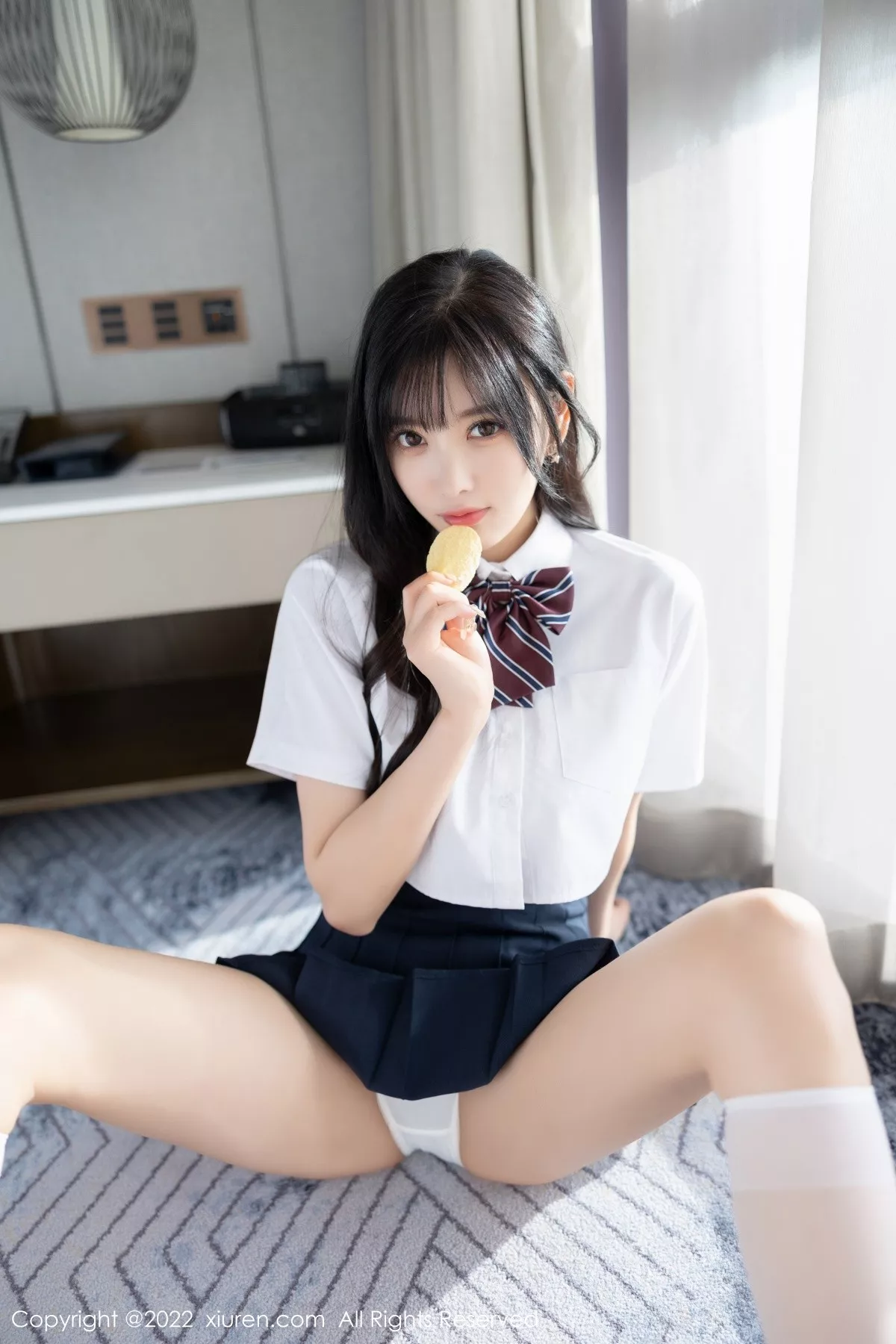 秀人集.com_[XiuRen秀人网]No.5338_女神杨晨晨Yome清爽学妹制服露蕾丝内衣秀完美身材诱惑写真82P