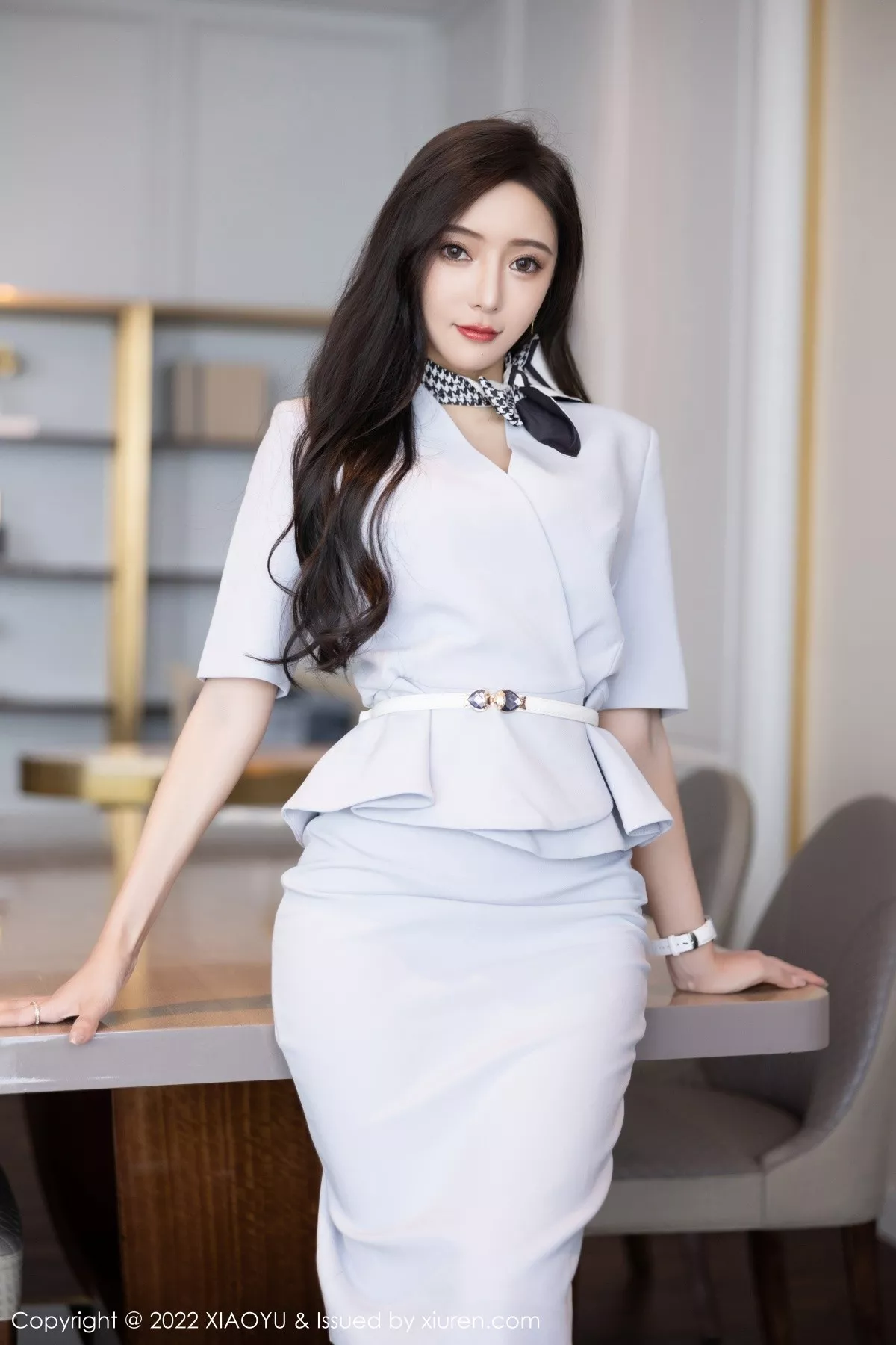 秀人集.com_[XiaoYu画语界]Vol.830_女神王馨瑶yanni时尚丽人装半脱露蕾丝内衣配超薄肉丝诱惑写真91P