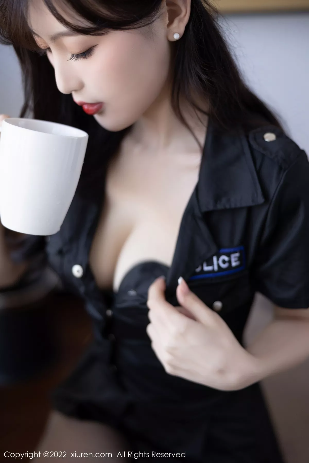 秀人集.com_[XiuRen秀人网]No.5517_模特林星阑脱黑色制服露性感暗绿色蕾丝内衣超薄黑丝诱惑写真88P