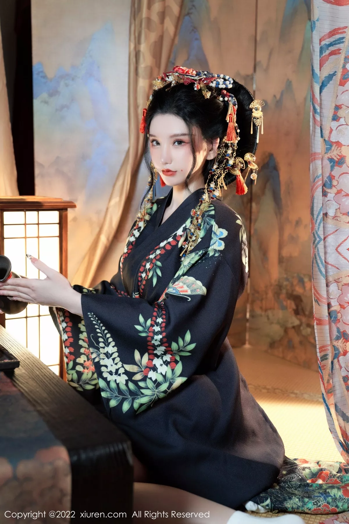 秀人集.com_[XiuRen秀人网]No.5537_女神周于希Sally宽衣解带主题日系风脱和服露翘臀美腿诱惑写真80P