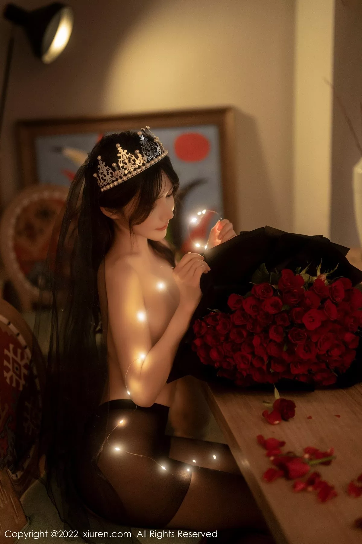 秀人集.com_[XiuRen秀人网]No.5552_模特婠婠么私房性感黑色露肩连衣裙配超薄黑丝秀曼妙身材写真74P