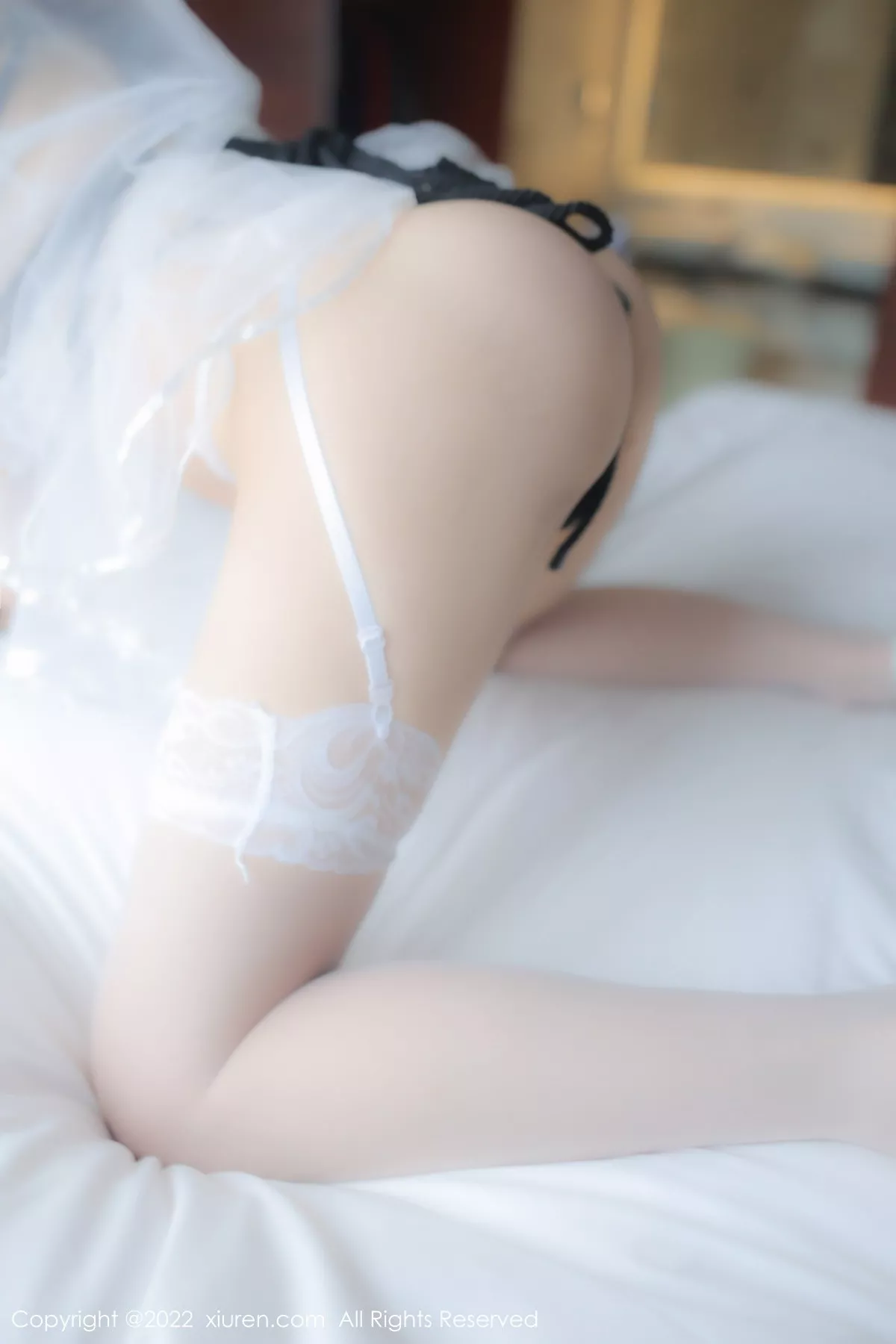 秀人集.com_[XiuRen秀人网]No.5565_模特顾乔楠Cora白色轻透薄纱公主裙配蕾丝吊袜极致诱惑写真78P