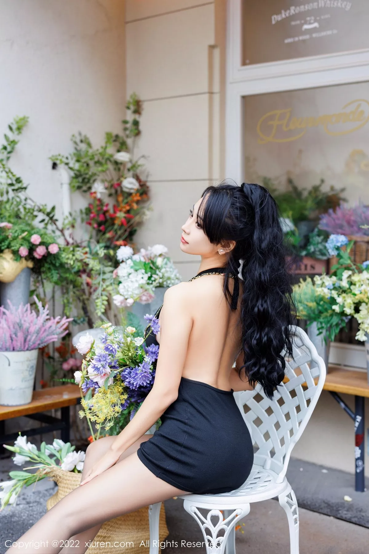 秀人集.com_[XiuRen秀人网]No.5583_模特蓝夏Akasha两套服饰连衣裙配超薄肉丝秀凹凸身材诱惑写真53P