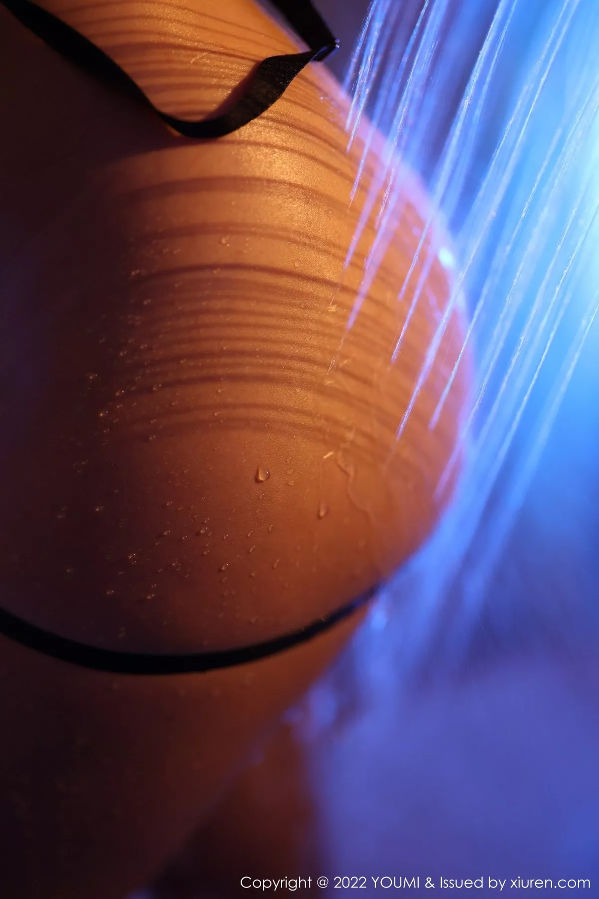 秀人集.com_[YouMi尤蜜荟]Vol.835_女神王雨纯私房性感黑色网纱内衣配黑丝吊袜秀油亮肌肤诱惑写真73P