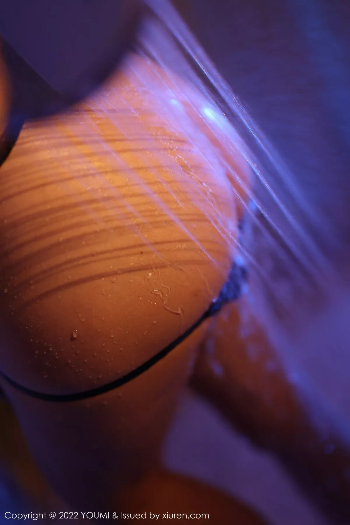 秀人集.com_[YouMi尤蜜荟]Vol.835_女神王雨纯私房性感黑色网纱内衣配黑丝吊袜秀油亮肌肤诱惑写真73P