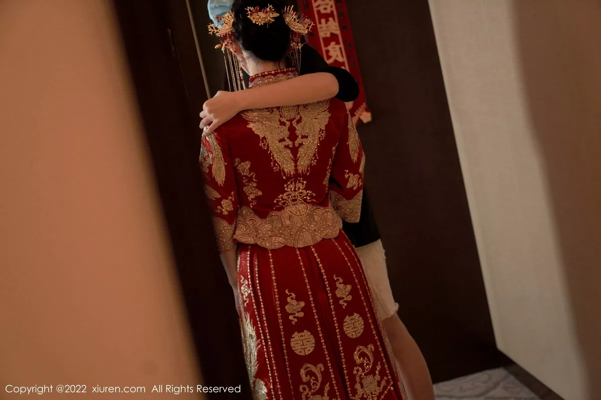 秀人集.com_[XiuRen秀人网]No.5675_女神周于希Sally私房脱新娘装露红色蕾丝内衣超薄肉丝诱惑写真80P