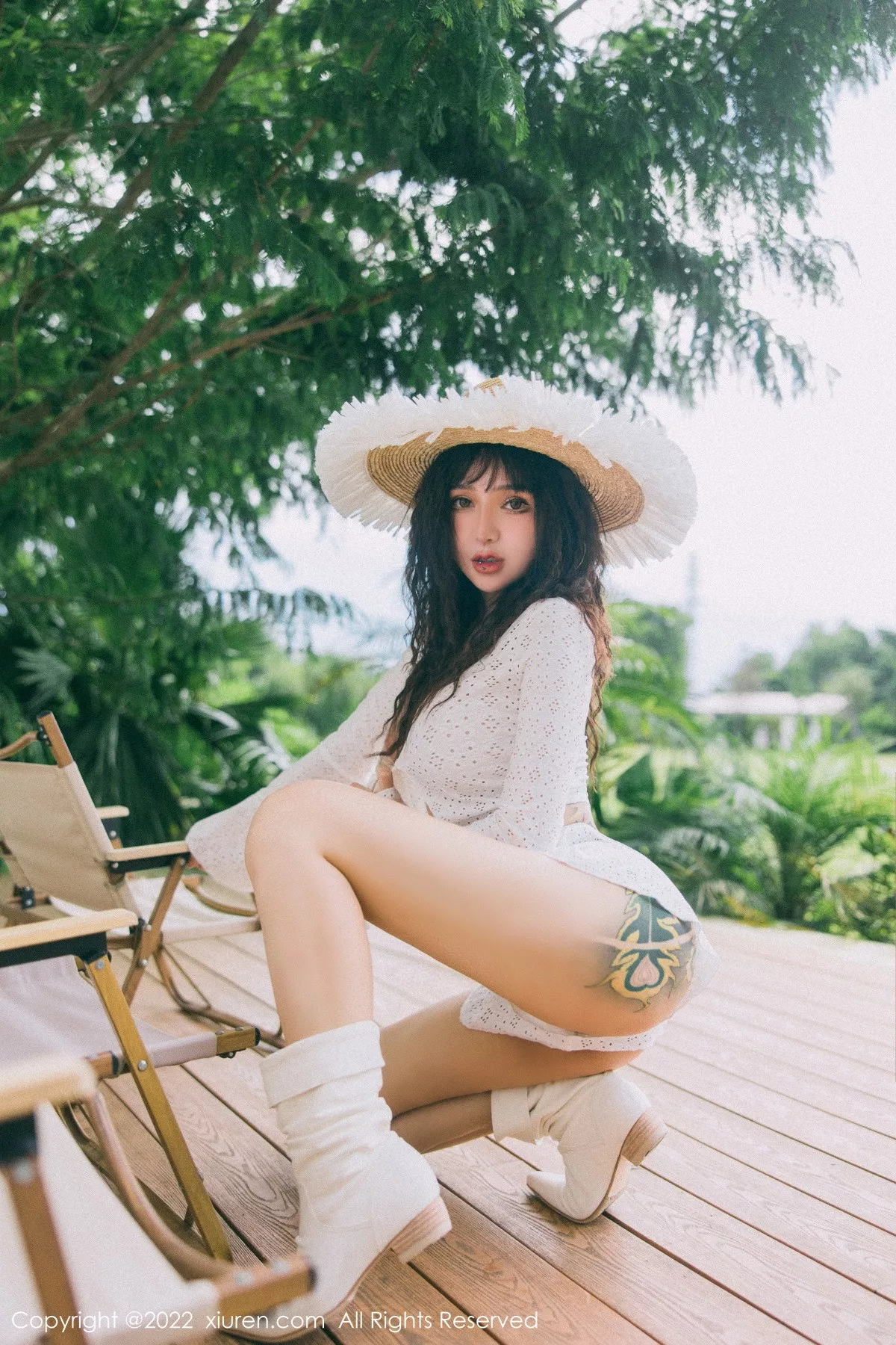 秀人集.com_[XiuRen秀人网]No.5683_模特文静儿户外性感白色缕空服饰秀魔鬼身材浑圆翘臀诱惑写真84P