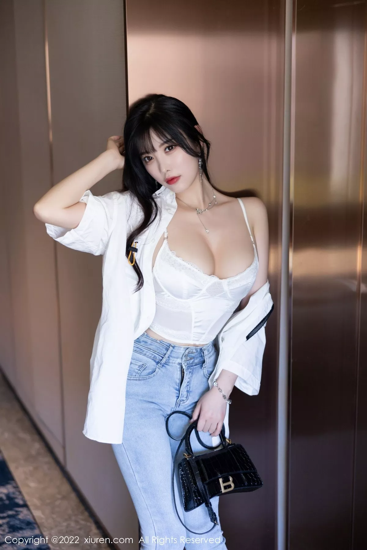 秀人集.com_[XiuRen秀人网]No.5614_女神杨晨晨Yome私房半脱露白色内衣配无内肉丝迷人诱惑写真83P