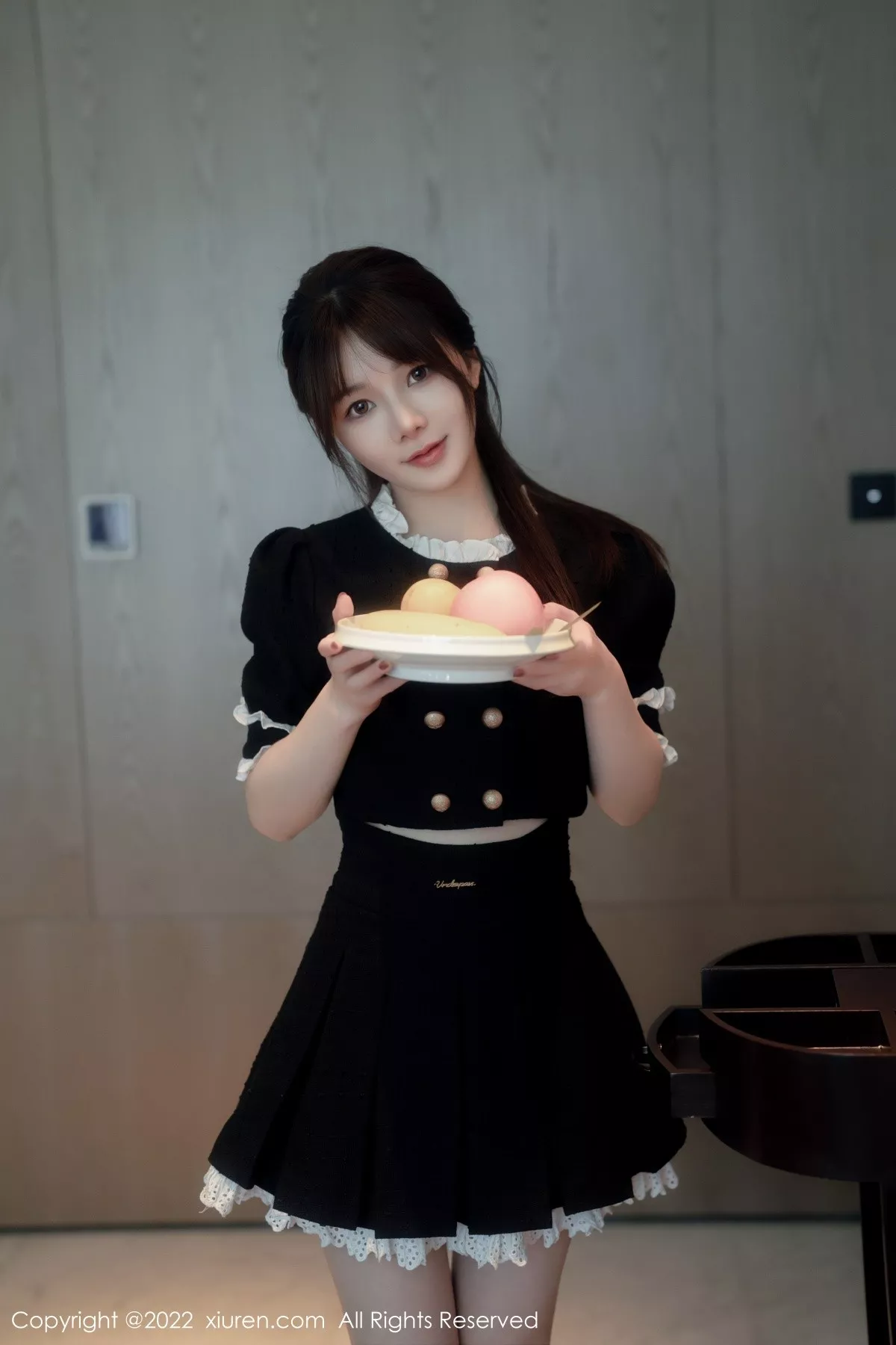 秀人集.com_[XiuRen秀人网]No.5626_模特婠婠么脱黑色短款连衣裙露性感黑色内衣秀曼妙身材诱惑写真64P