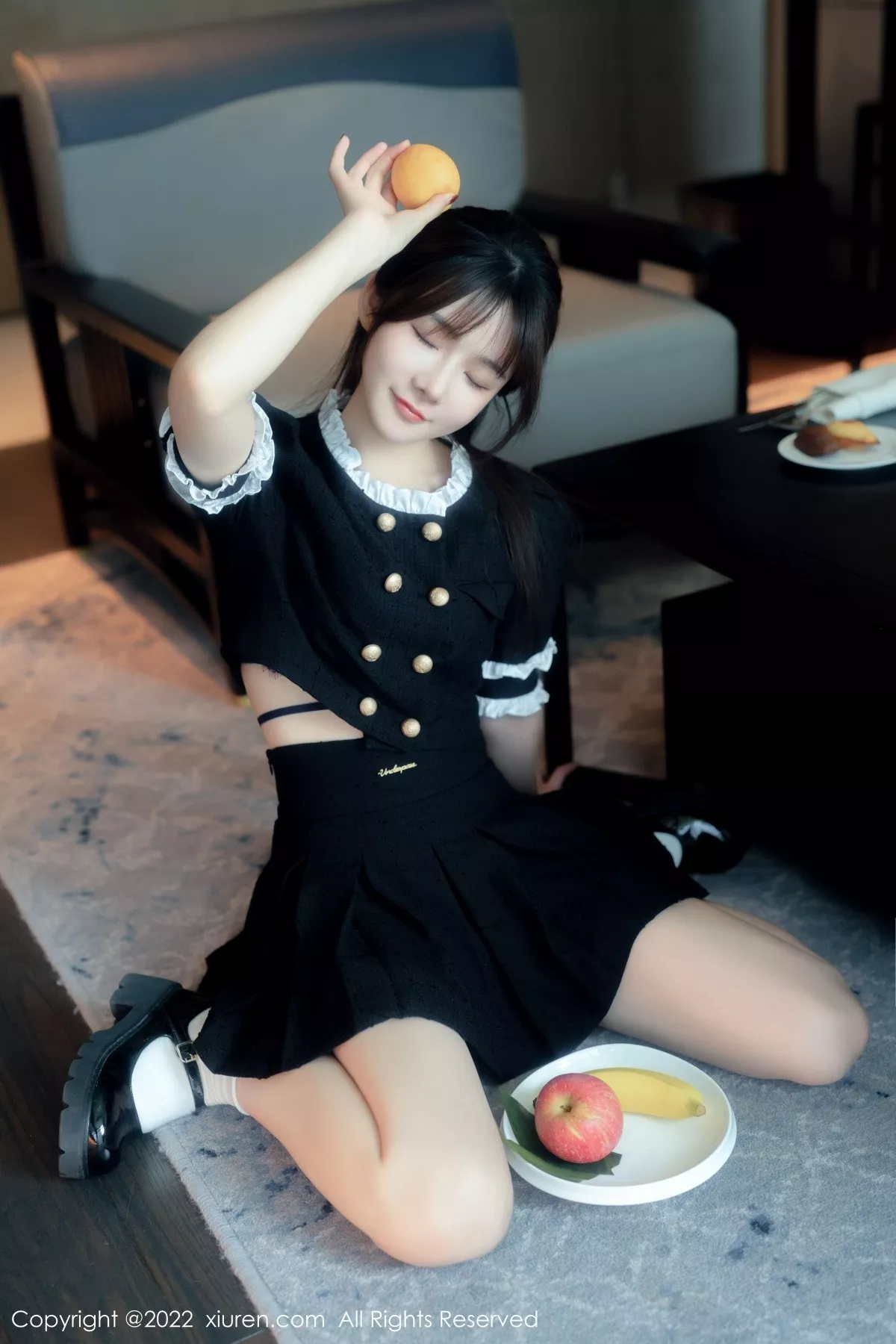 秀人集.com_[XiuRen秀人网]No.5626_模特婠婠么脱黑色短款连衣裙露性感黑色内衣秀曼妙身材诱惑写真64P