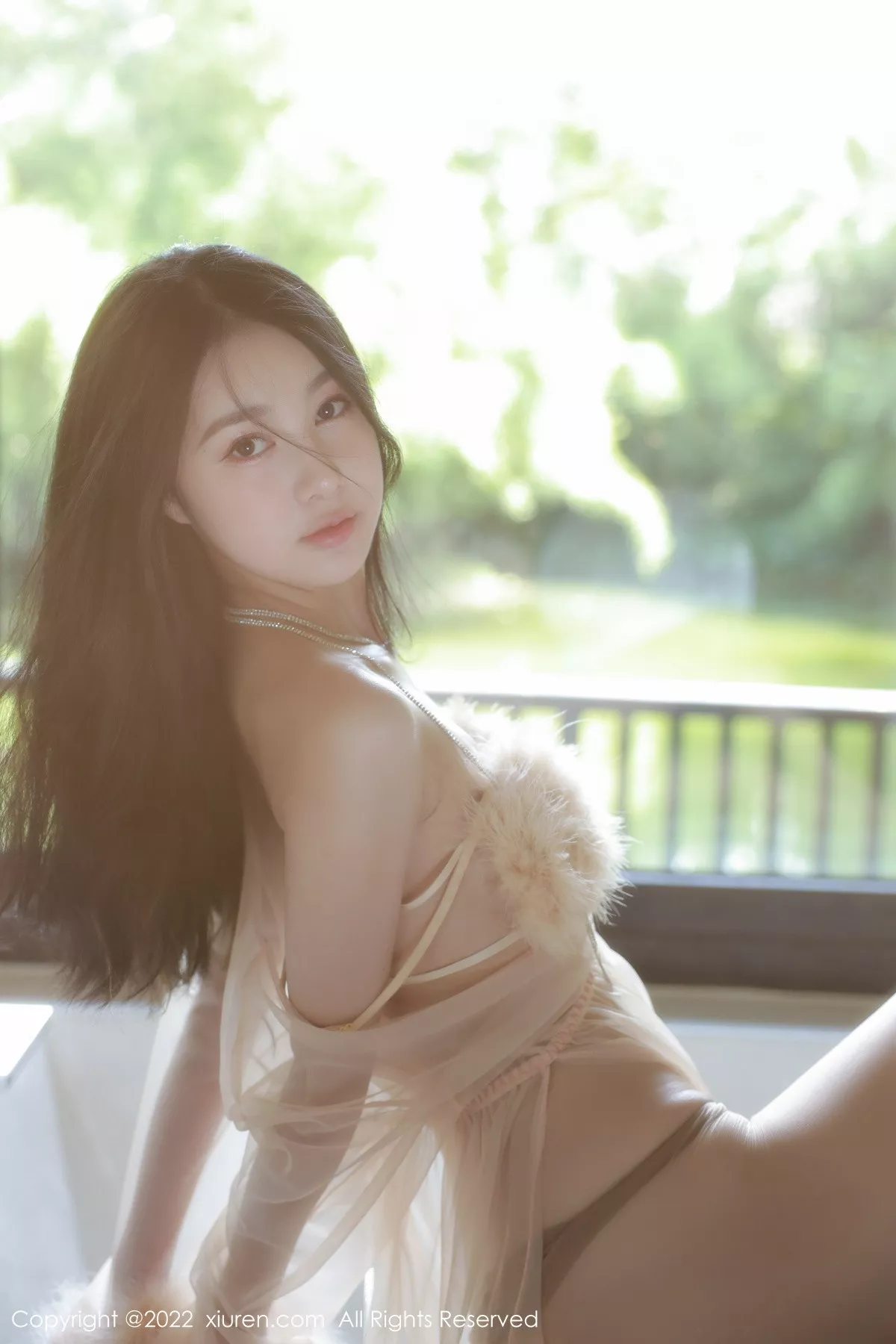秀人集.com_[XiuRen秀人网]No.5796_模特谢晚晚浅色薄纱轻透情趣服配超薄肉丝秀惹火身材诱惑写真58P