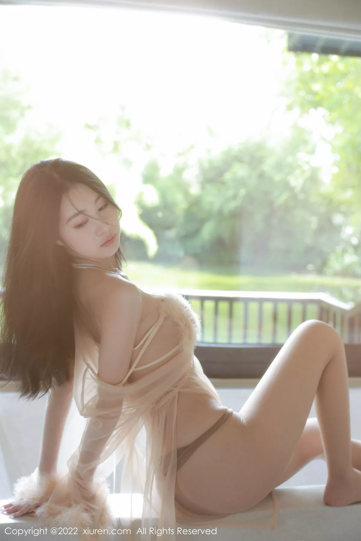 秀人集.com_[XiuRen秀人网]No.5796_模特谢晚晚浅色薄纱轻透情趣服配超薄肉丝秀惹火身材诱惑写真58P