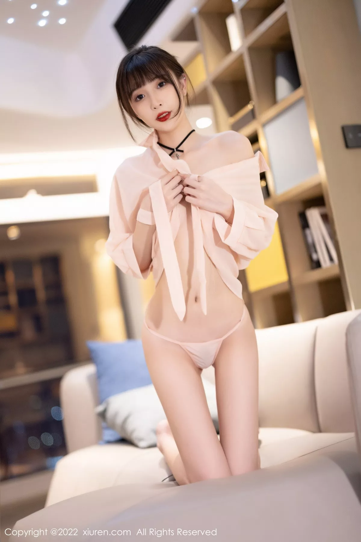 秀人集.com_[XiuRen秀人网]No.5831_模特林星阑黑色露肩上衣配红色皮质短裙秀超薄无内黑丝诱惑写真88P