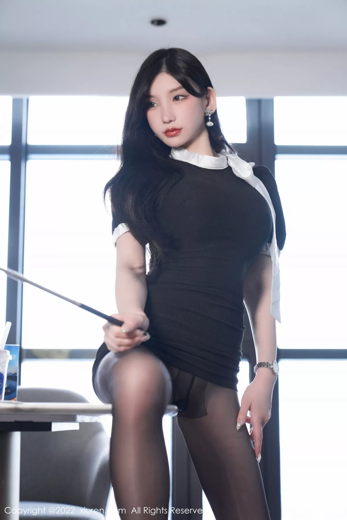 秀人集.com_[XiuRen秀人网]No.5848_女神周于希Sally私房性感蓝色蕾丝内衣配超薄闪亮黑丝魅惑写真102P