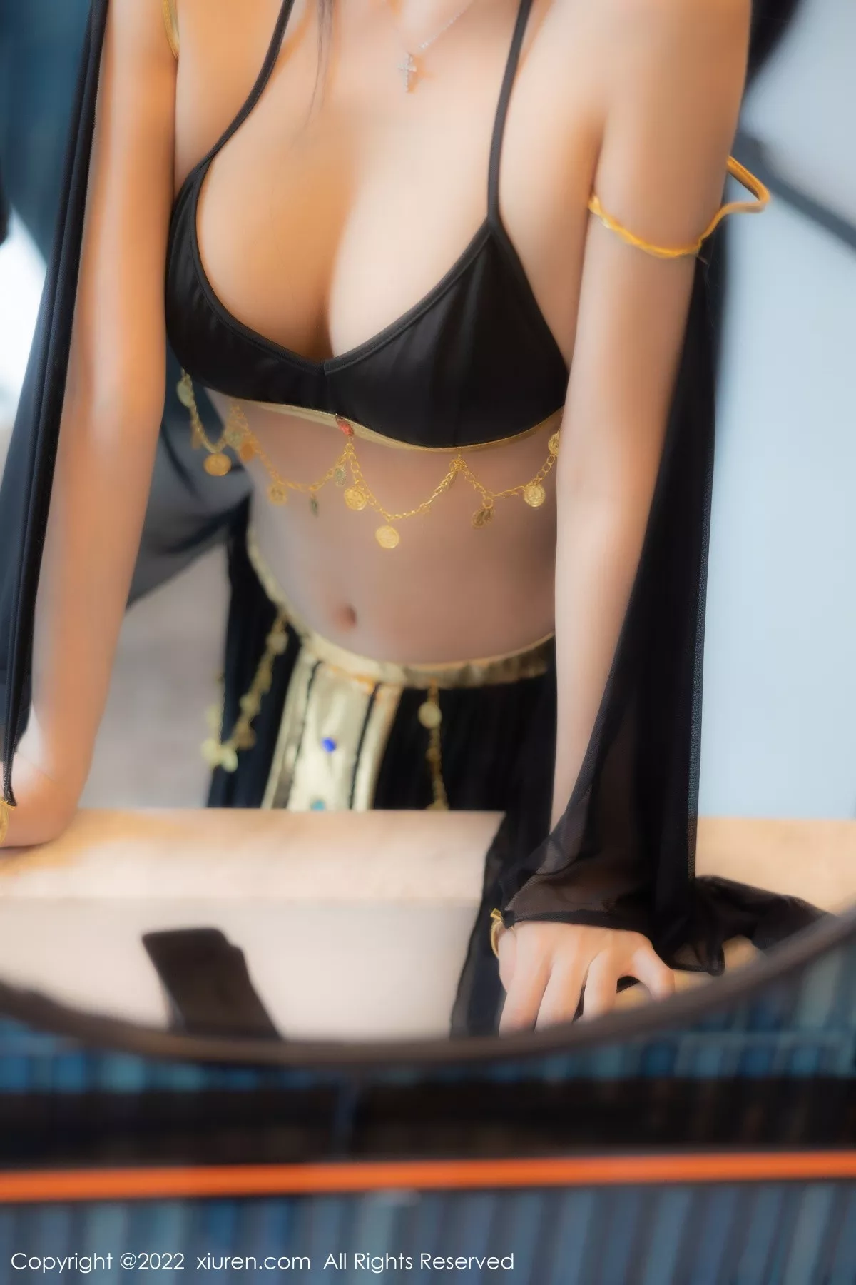 秀人集.com_[XiuRen秀人网]No.5849_模特李雅柔西域风情主题黑色薄纱遮面露性感内衣迷人诱惑写真65P