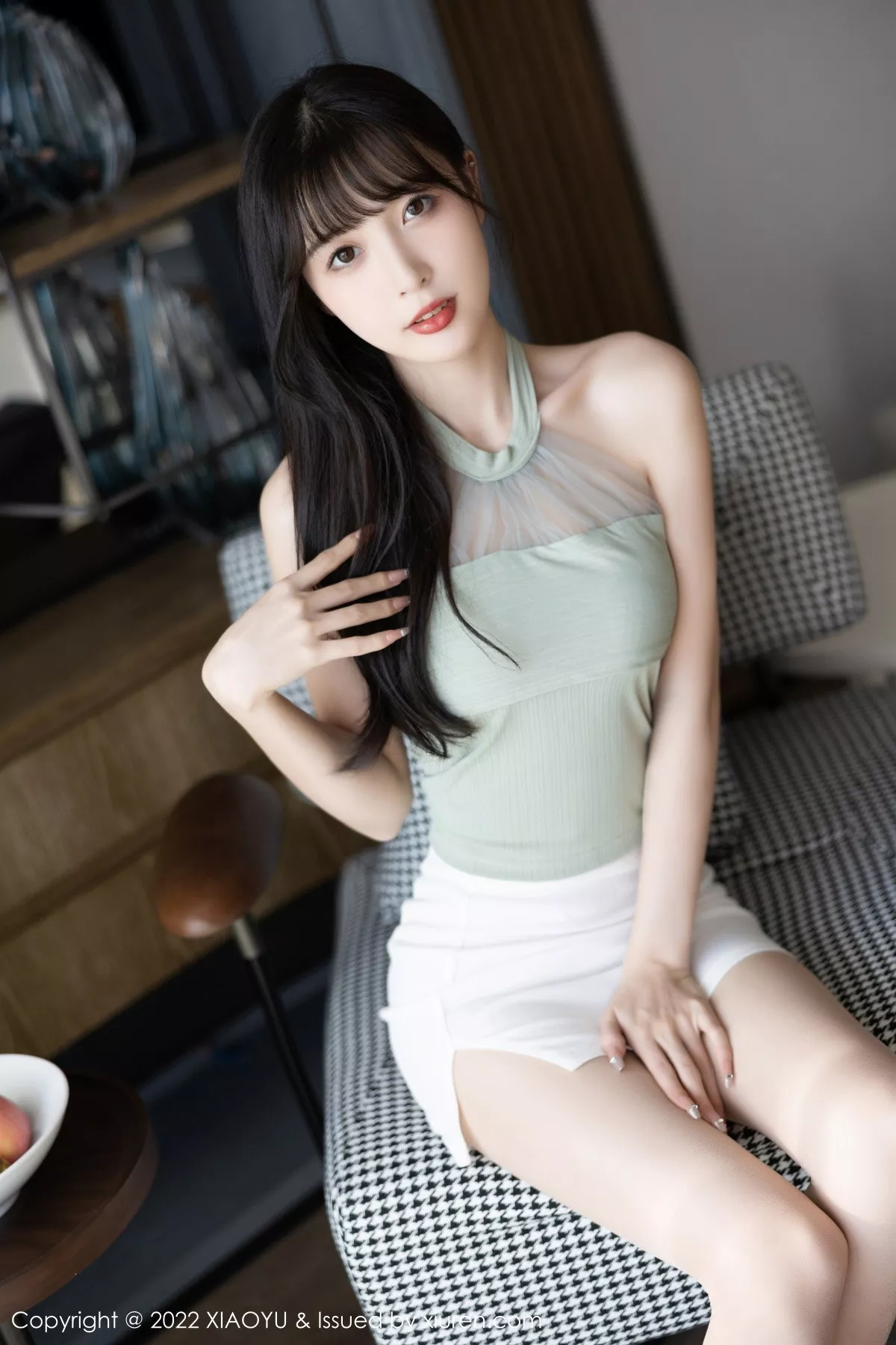 秀人集.com_[XiaoYu画语界]Vol.906_模特林星阑半脱露性感粉色内衣配超薄肉丝秀完美身材诱惑写真84P