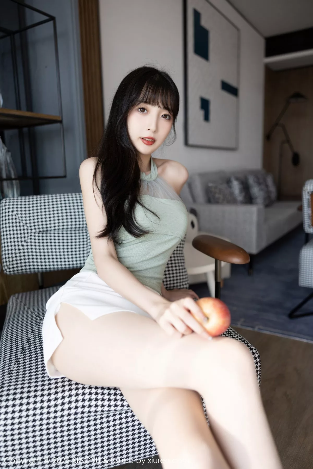 秀人集.com_[XiaoYu画语界]Vol.906_模特林星阑半脱露性感粉色内衣配超薄肉丝秀完美身材诱惑写真84P