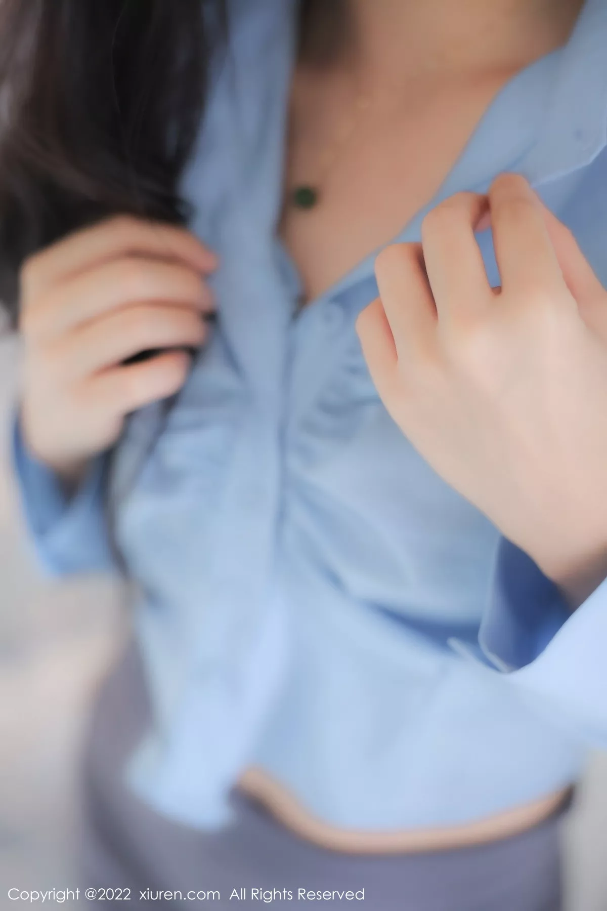 秀人集.com_[XiuRen秀人网]No.5982_新人浅浅Danny淡蓝T恤配灰色短裙露蕾丝内衣超薄黑丝诱惑写真88P