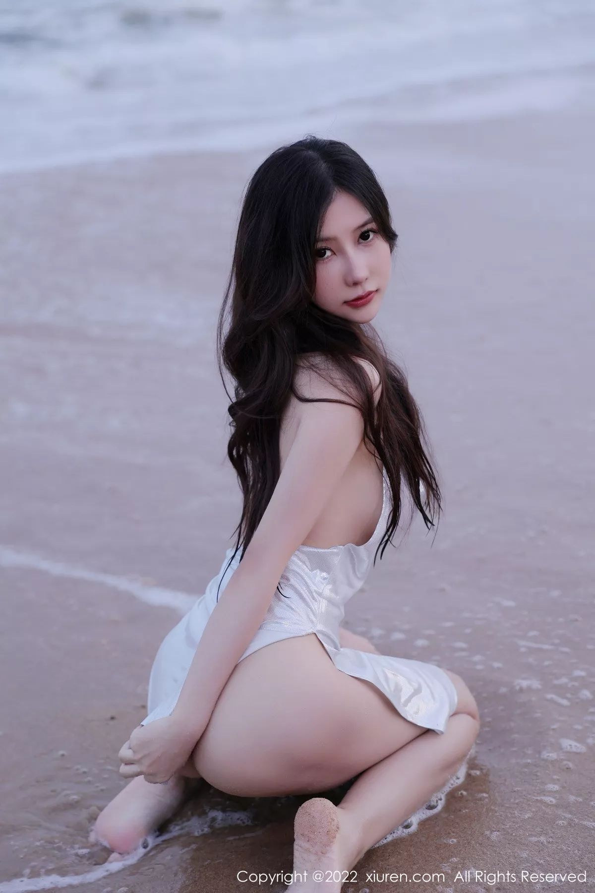 秀人集.com_[XiuRen秀人网]No.5990_模特尹甜甜海滩场景性感蓝绿色比基尼秀完美身材迷人诱惑写真65P