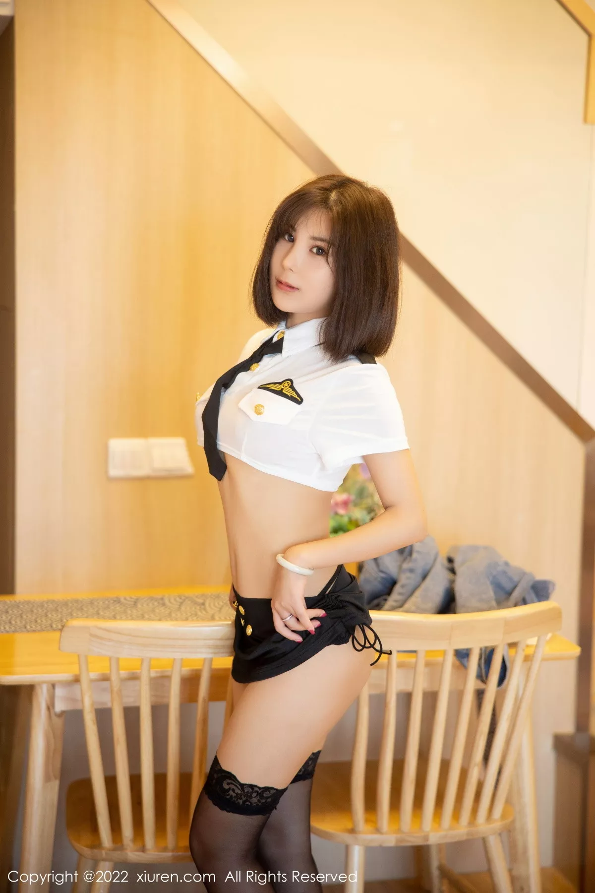 秀人集.com_[XiuRen秀人网]No.6000_新人模特徐甜心私房性感女警制服半脱露豪乳遮点极致诱惑写真38P