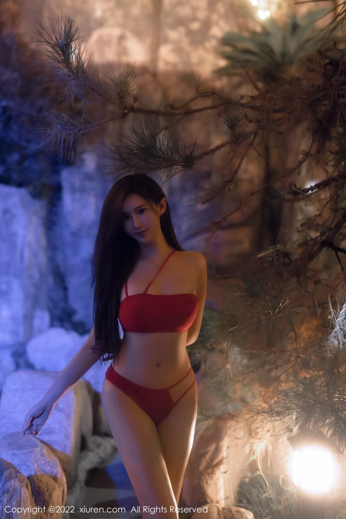 秀人集.com_[XiuRen秀人网]No.6014_女神Carol周妍希温泉场景性感红色比基尼秀丰满身材诱惑写真58P