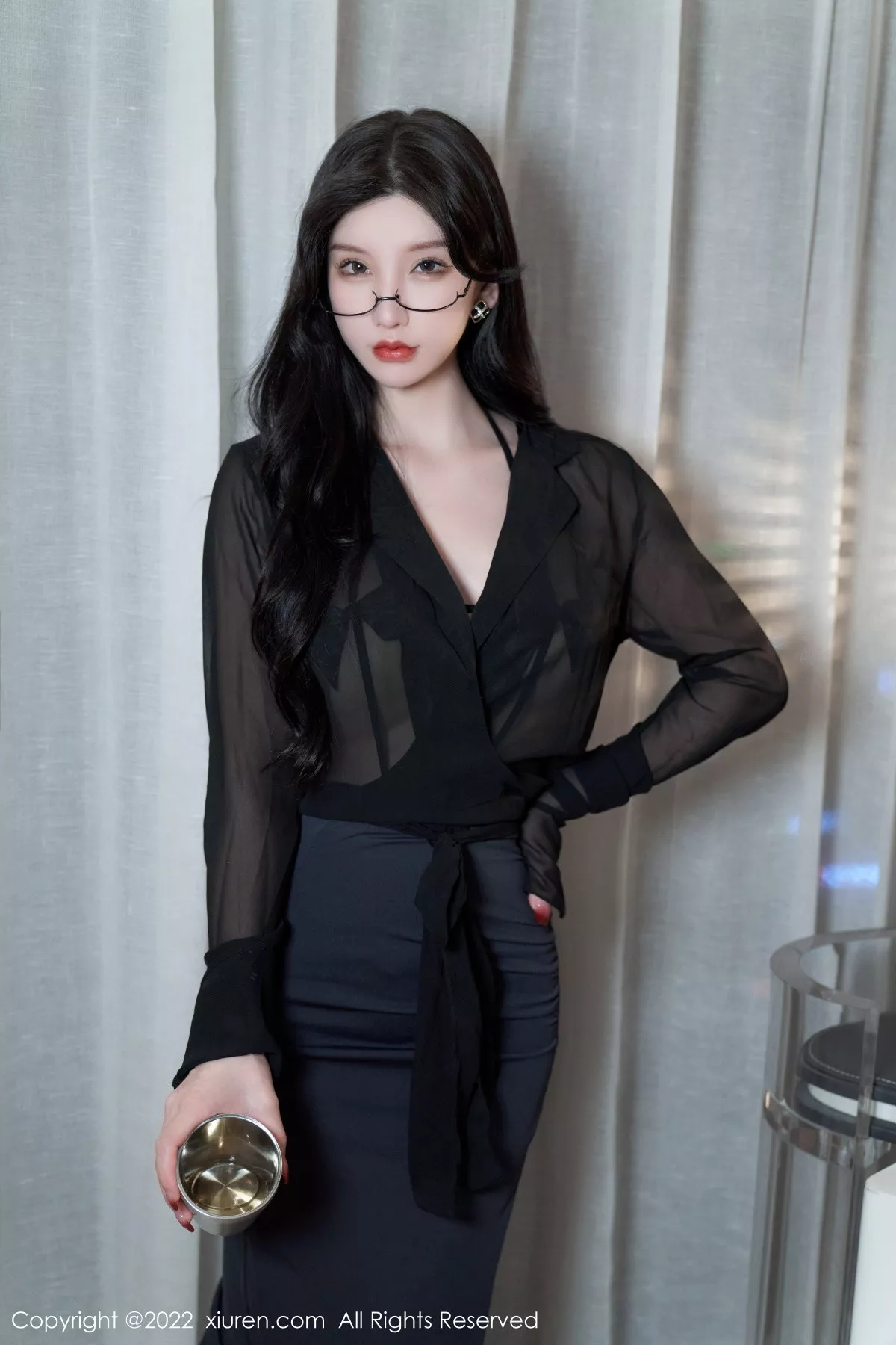 秀人集.com_[XiuRen秀人网]No.5914_女神周于希Sally黑色薄纱衣配超薄黑丝半脱秀火辣身材诱惑写真97P