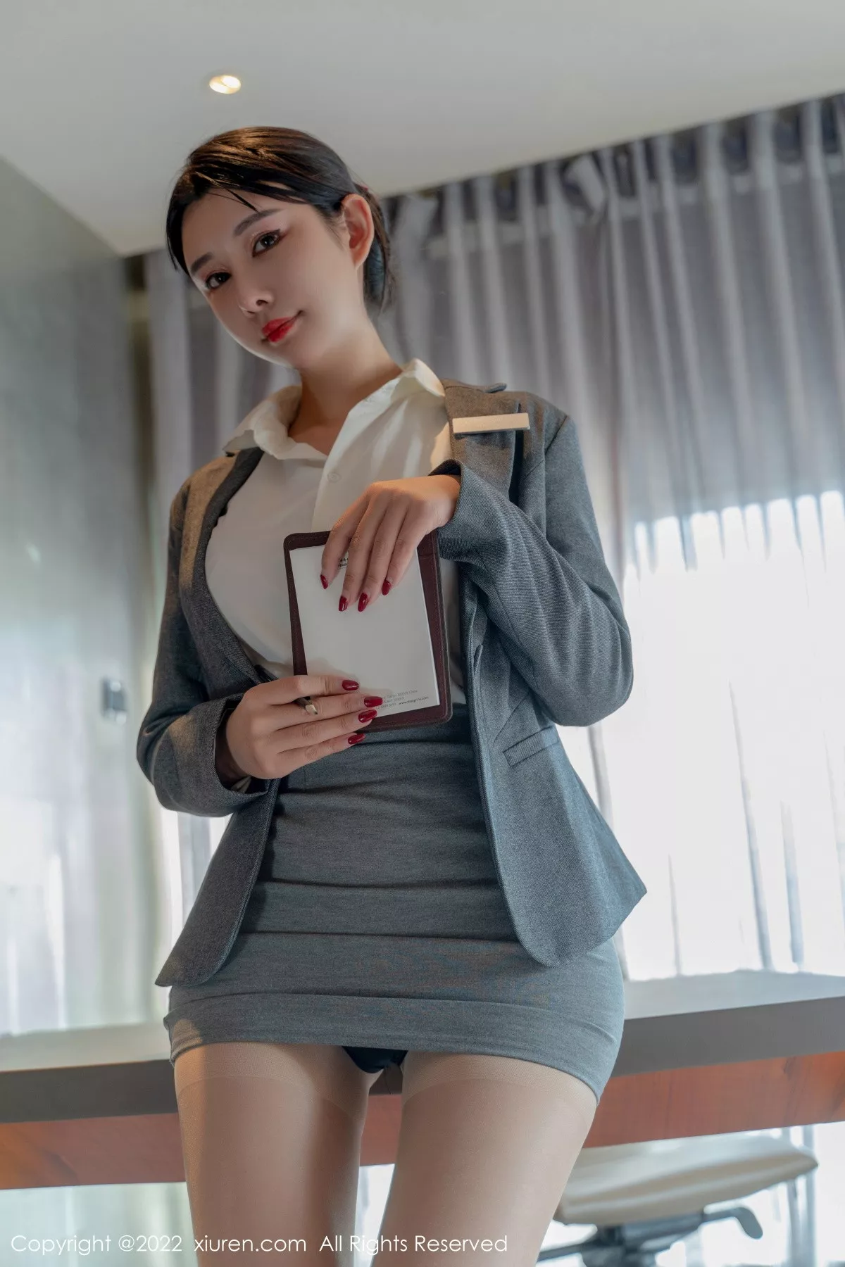 秀人集.com_[XiuRen秀人网]No.6054_模特夏沫沫tifa私人秘书主题白衬衣配超薄无内肉丝惹火诱惑写真64P