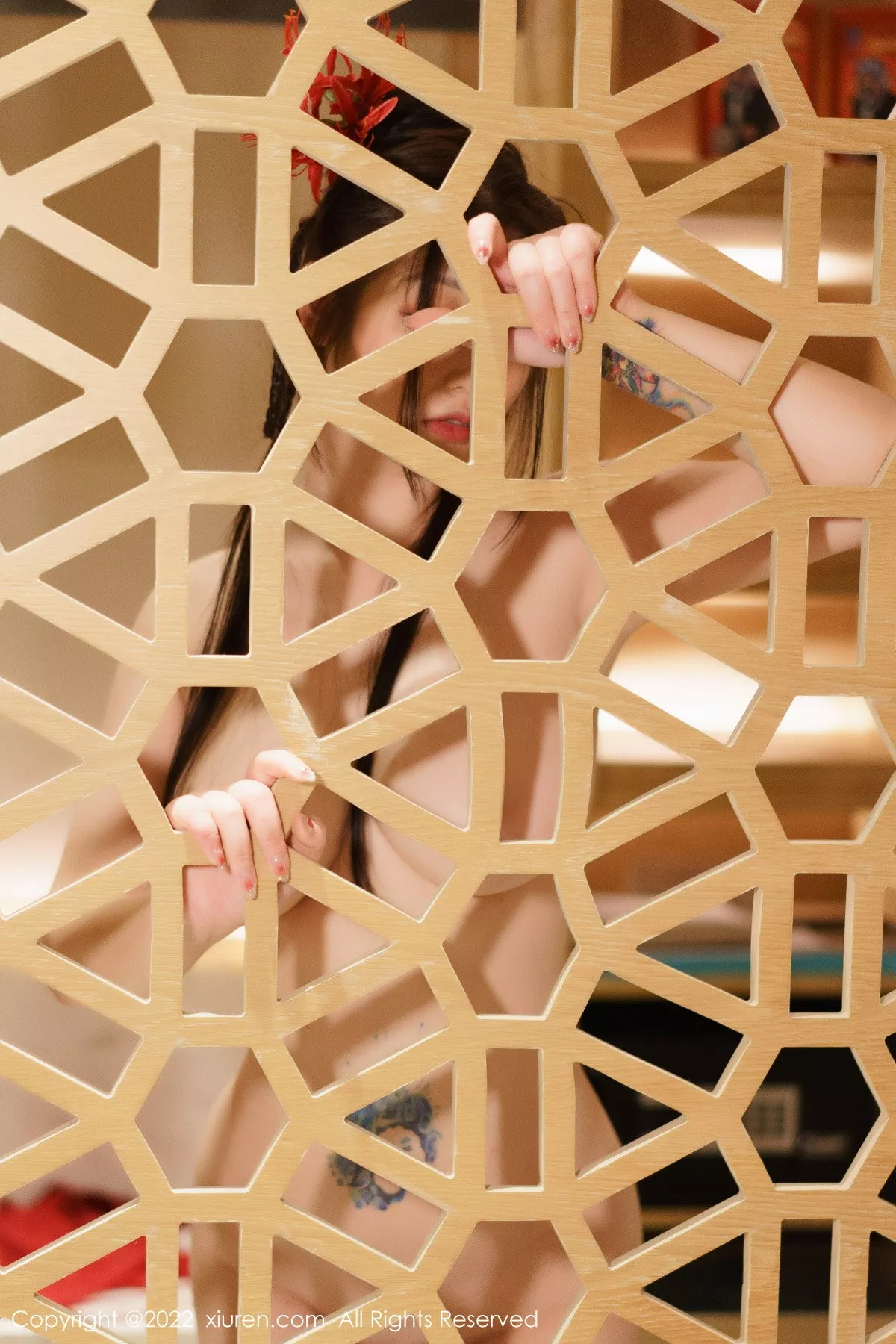 秀人集.com_[XiuRen秀人网]No.6068_女神laura阿姣＆妲己_Toxic红色薄透古装服秀丰满身材诱惑写真79P