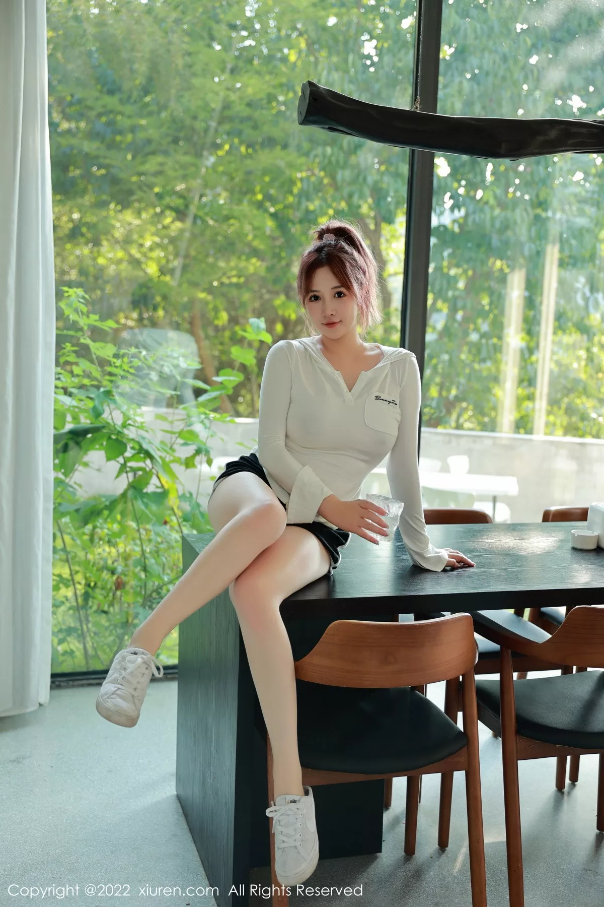 秀人集.com_[XiuRen秀人网]No.6067_模特养乐多DoDo性感白T恤配黑色内衣半脱秀完美身材诱惑写真57P