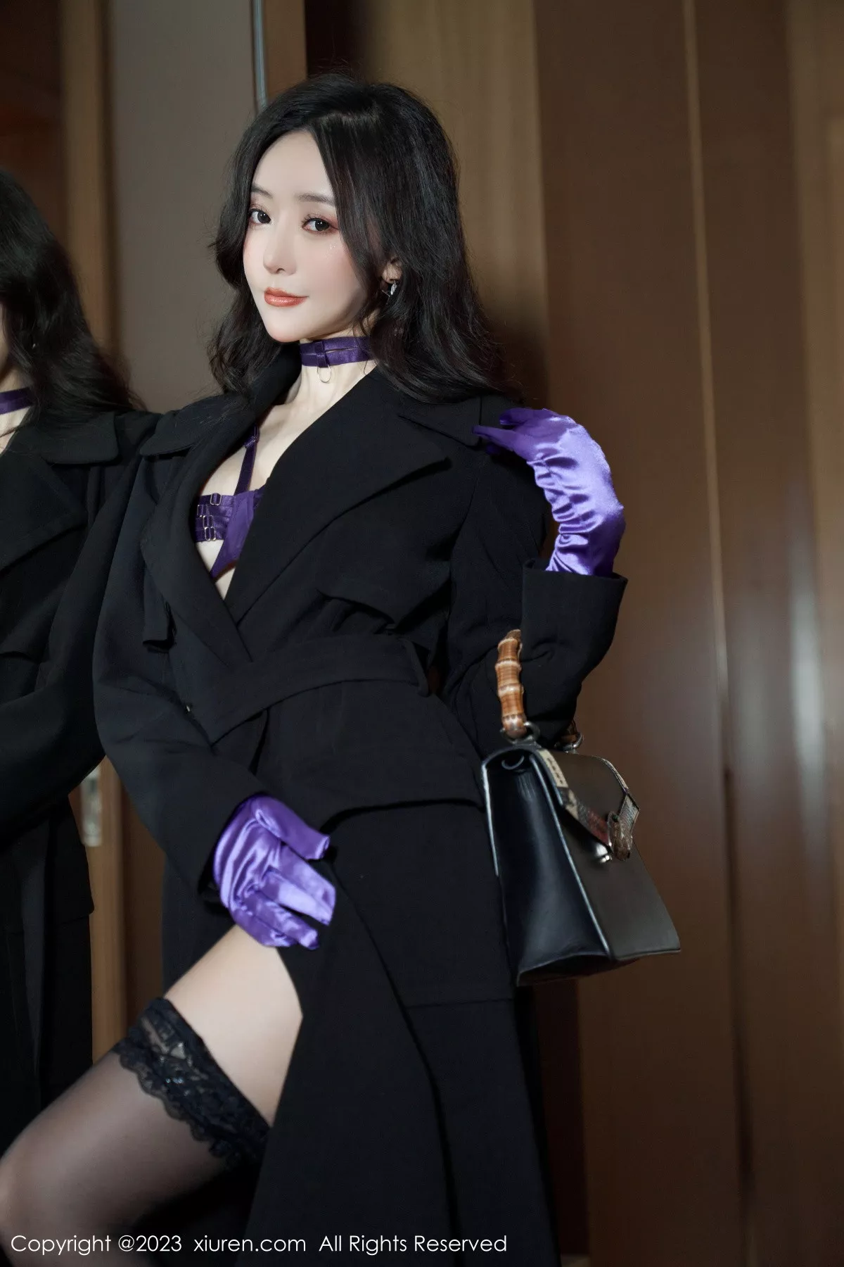 秀人集.com_[XiuRen秀人网]No.6078_女神王馨瑶yanni脱黑色外衣露紫色情趣内衣秀完美身材诱惑写真76P