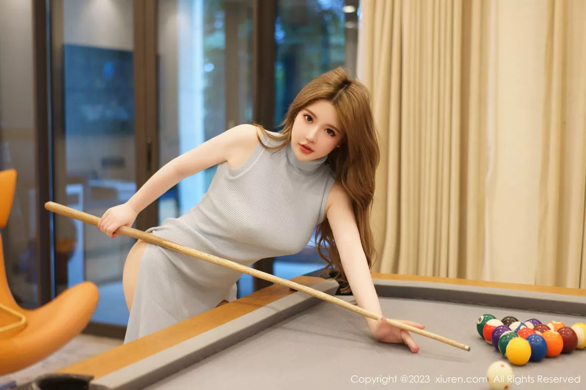 秀人集.com_[XiuRen秀人网]No.6085_模特小海臀Rena三亚旅拍桌球室性感连衣裙秀浑圆美臀诱惑写真60P