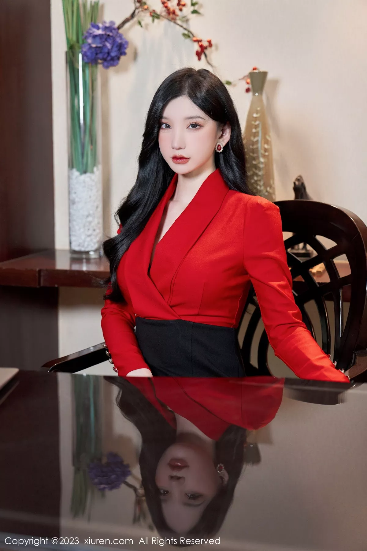 秀人集.com_[XiuRen秀人网]No.6101_女神周于希Sally办公室秘密主题脱制服露黑色蕾丝内衣诱惑写真84P