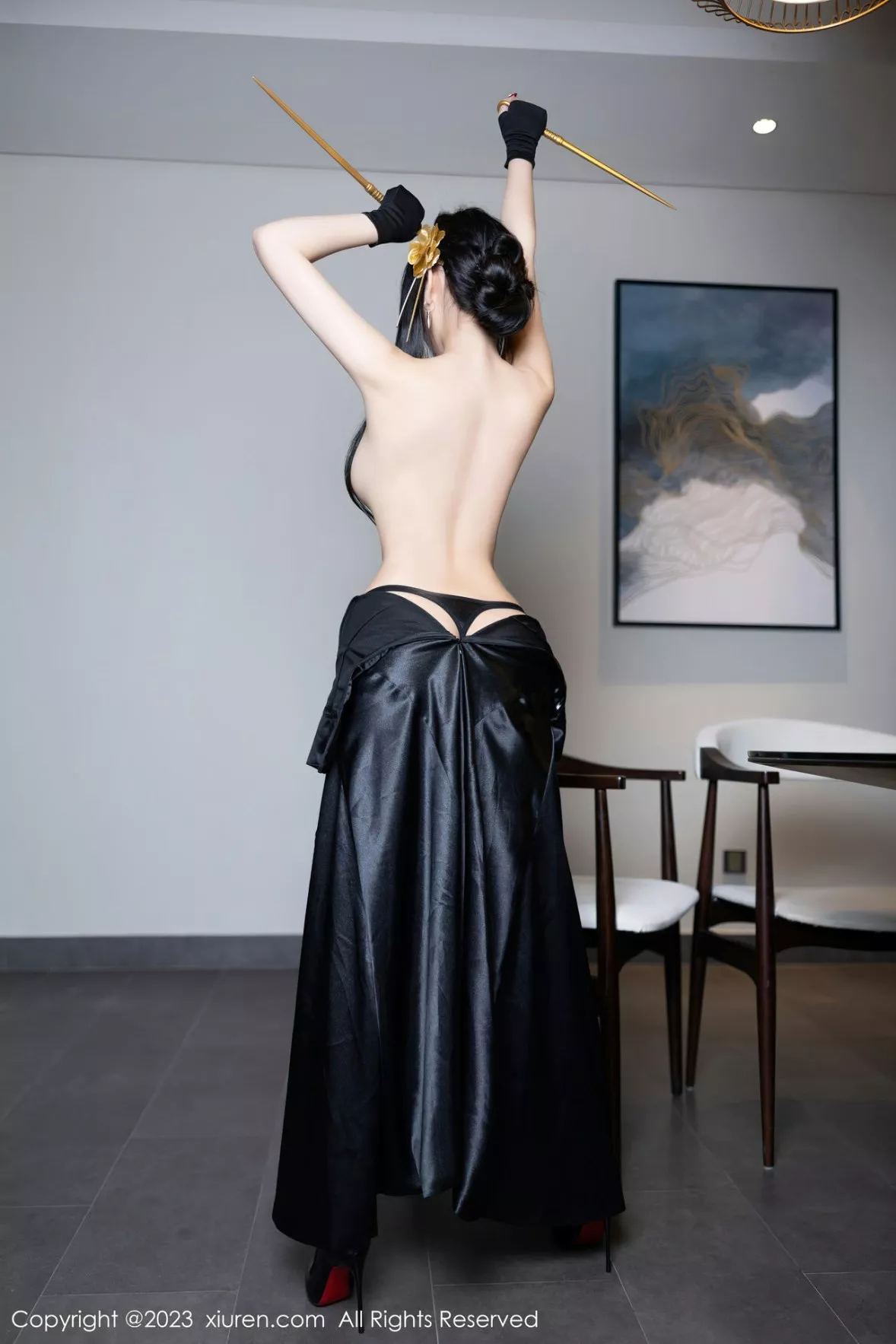 秀人集.com_[XiuRen秀人网]No.6114_女神杨晨晨Yome性感黑色服饰配魅惑黑丝秀完美身材诱惑写真83P