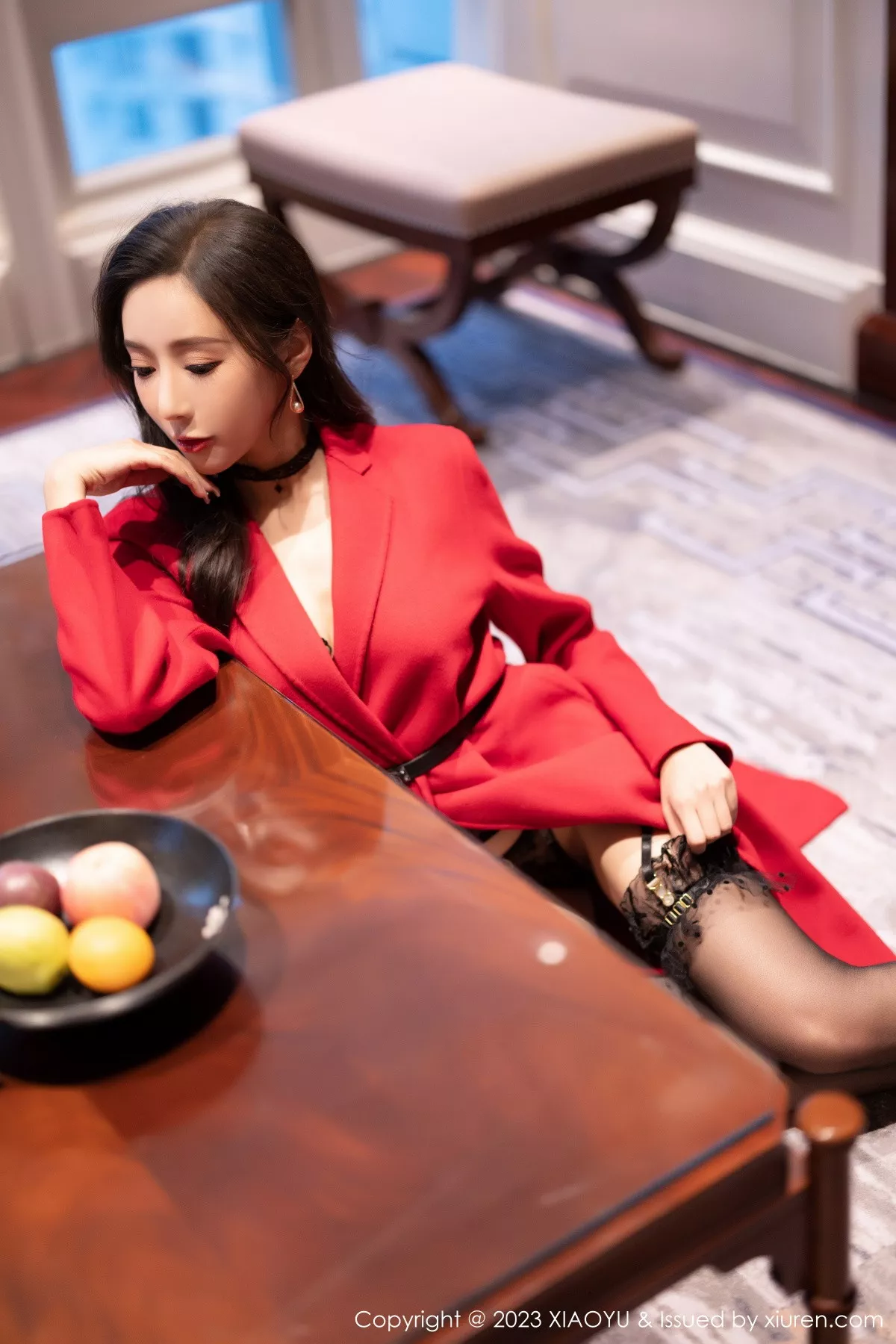 秀人集.com_[XiaoYu画语界]Vol.945_女神王馨瑶yanni性感红外衣露黑色蕾丝内衣秀完美身材诱惑写真82P