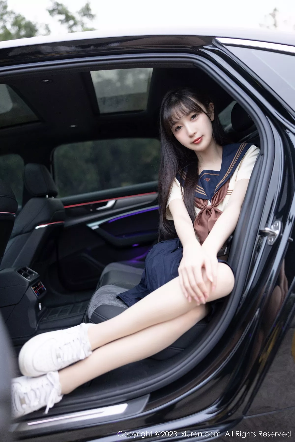 秀人集.com_[XiuRen秀人网]No.6126_模特林星阑海南岛旅拍脱学妹制服露白色内衣原色丝袜诱惑写真81P