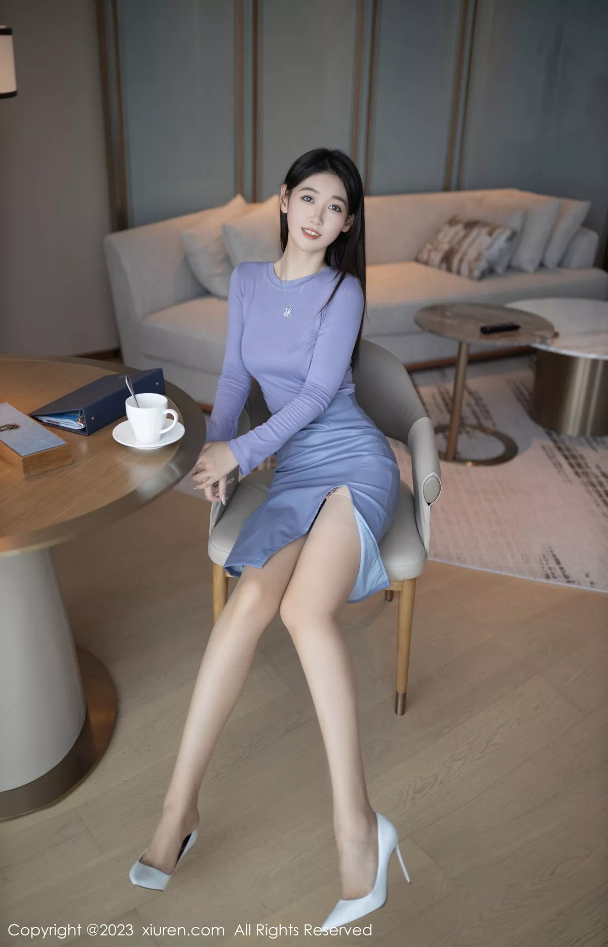 秀人集.com_[XiuRen秀人网]No.6258_模特唐安琪下午茶主题半脱露粉色蕾丝内衣秀曼妙身姿诱惑写真78P