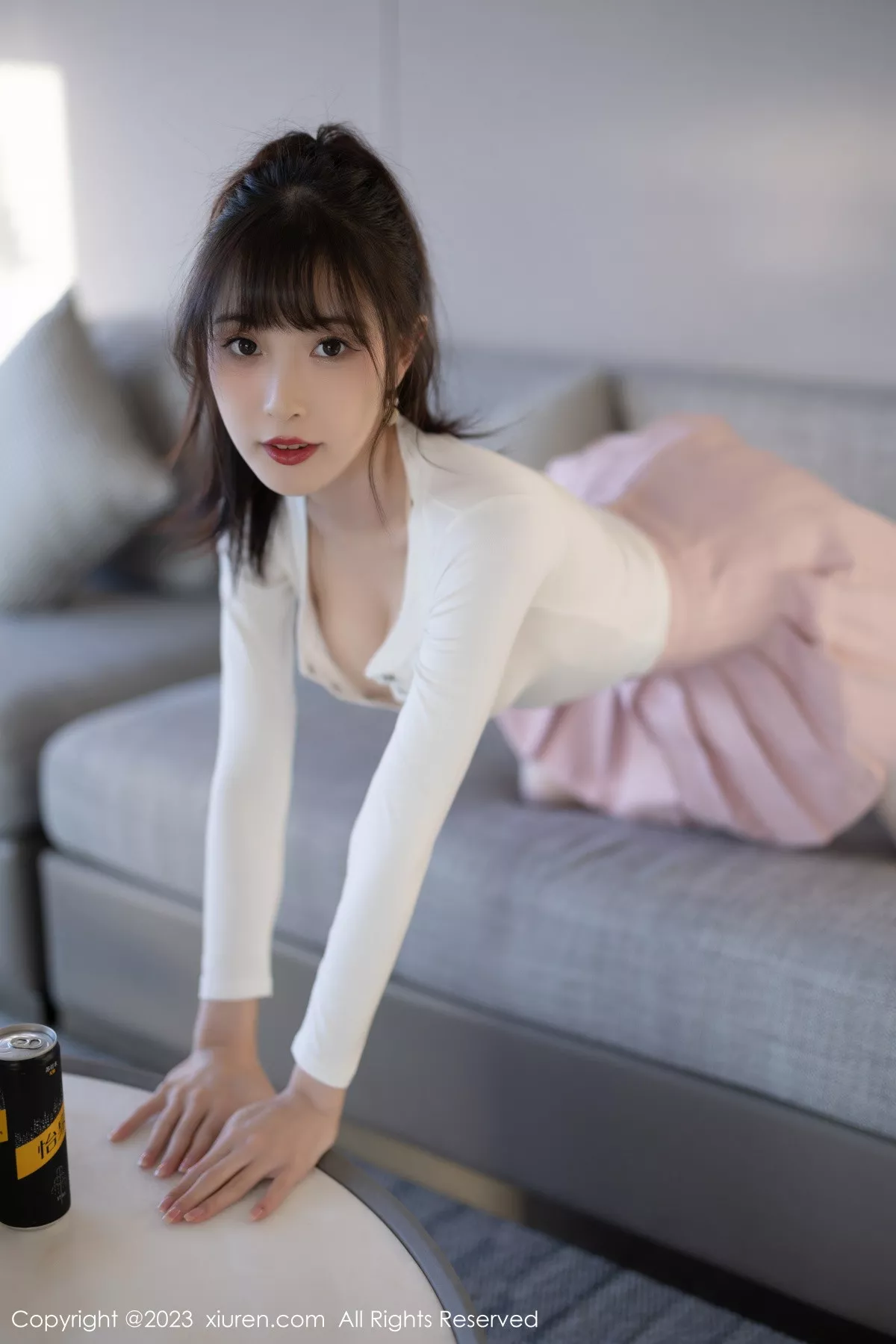 秀人集.com_[XiuRen秀人网]No.6263_模特林星阑白色上衣配粉色短裙露性感内衣秀曼妙身材诱惑写真85P