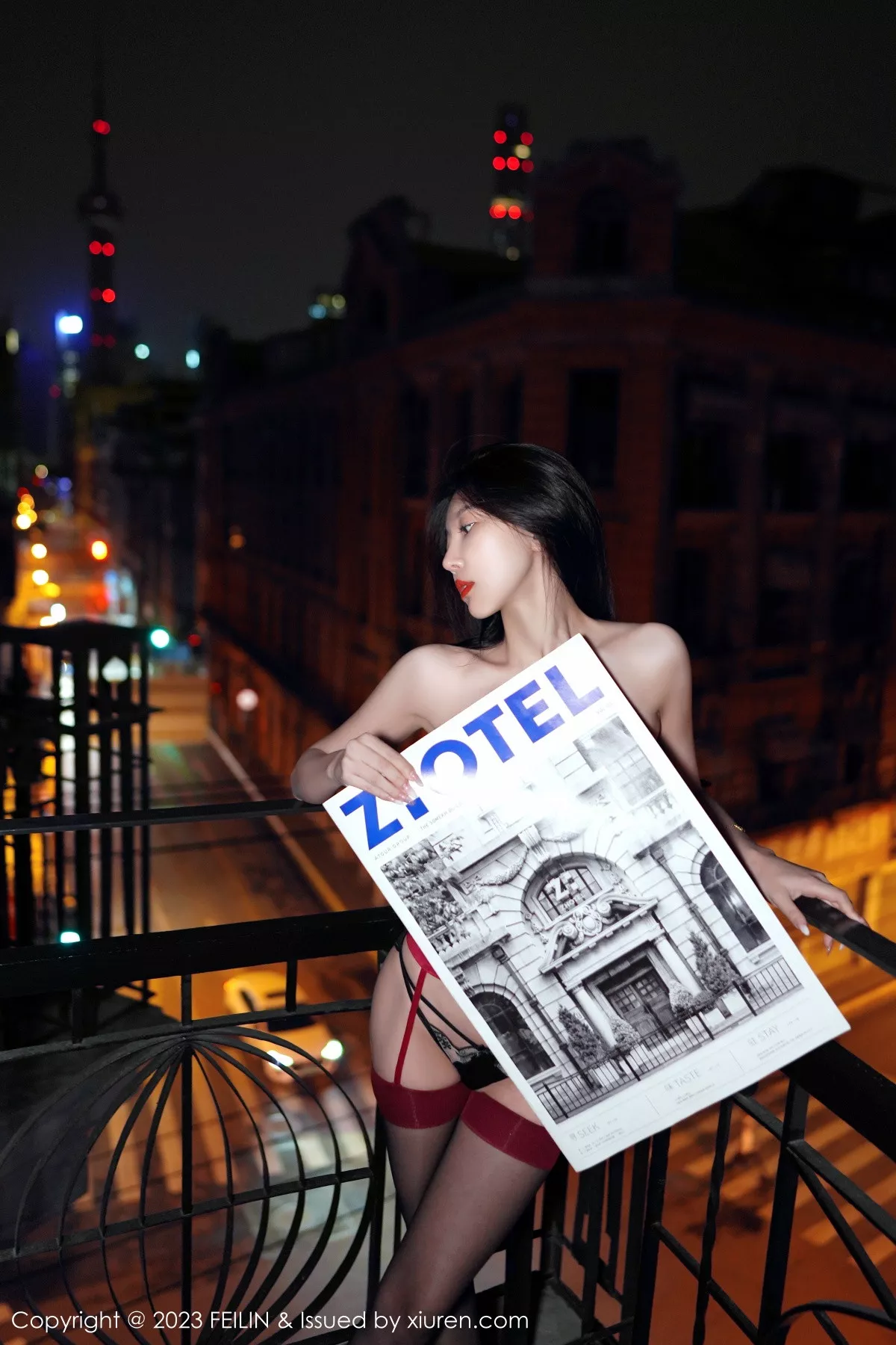 秀人集.com_[FeiLin嗲囡囡]VOL.464_女神冯木木LRIS私房脱白色睡袍露黑色内衣配黑丝吊袜诱惑写真89P