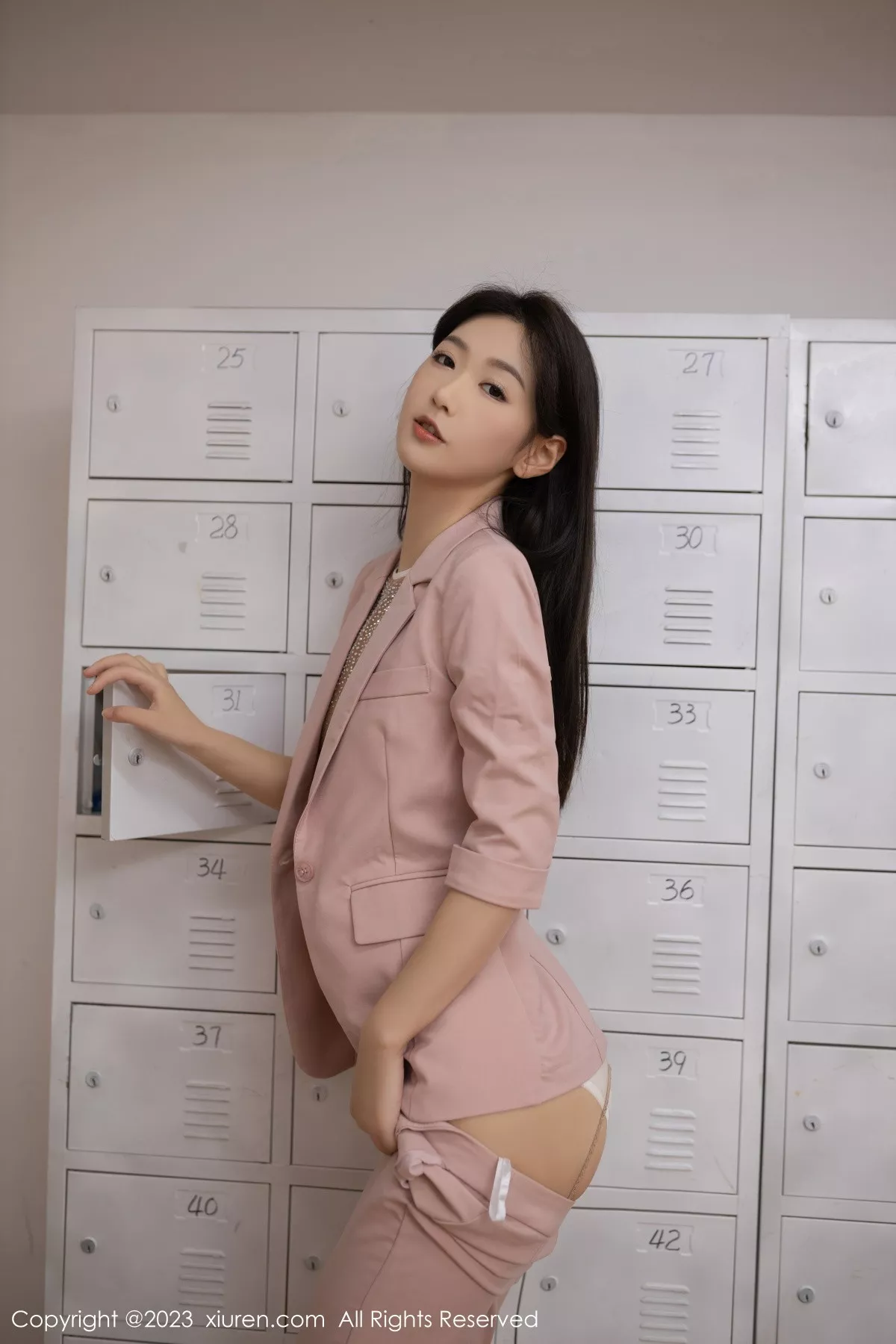 秀人集.com_[XiuRen秀人网]No.6179_模特唐安琪教师角色扮演性感轻透内衣配开档肉丝迷人诱惑写真82P